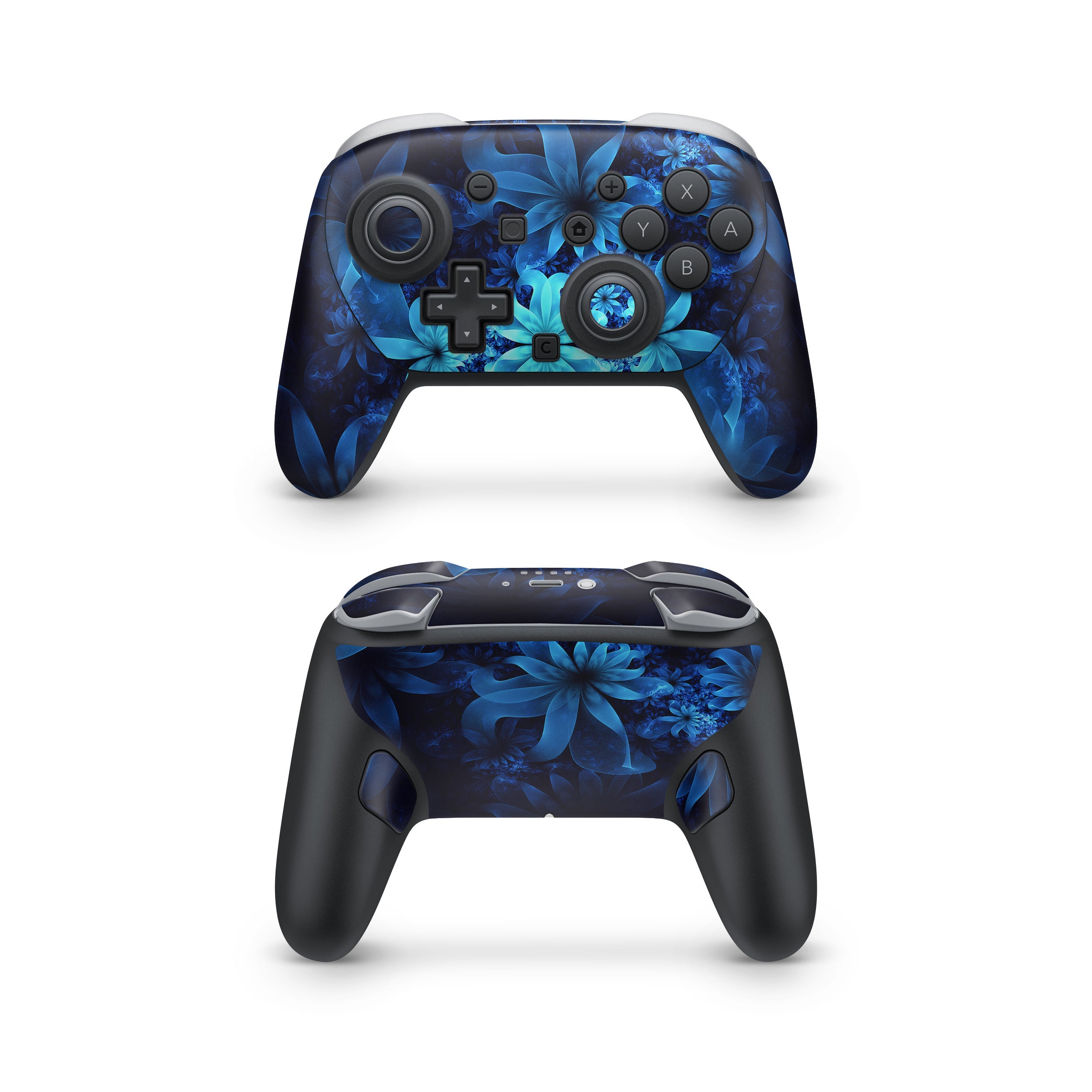 Luminous Flowers - Nintendo Switch 2 Pro Controller Skin