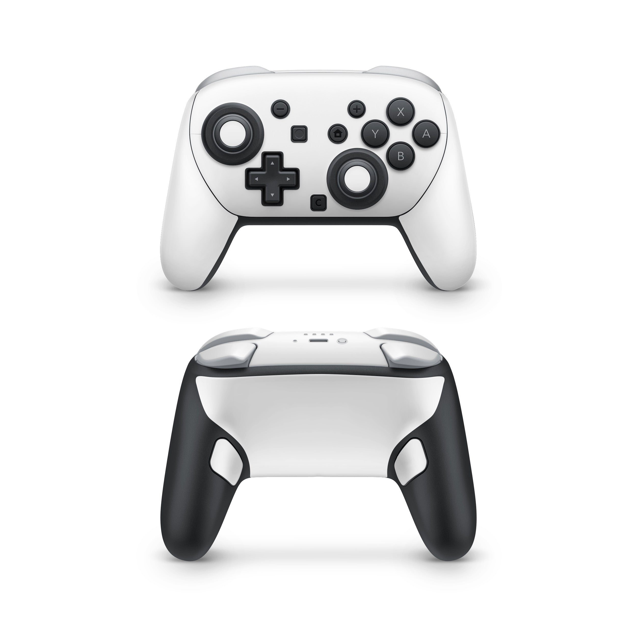 Solid State White - Nintendo Switch 2 Pro Controller Skin