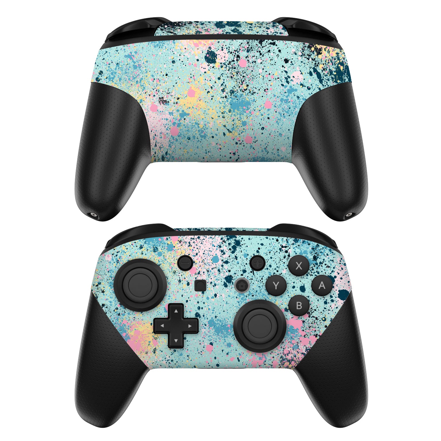 Abstract Ink Splatter - Nintendo Switch Pro Controller Skin
