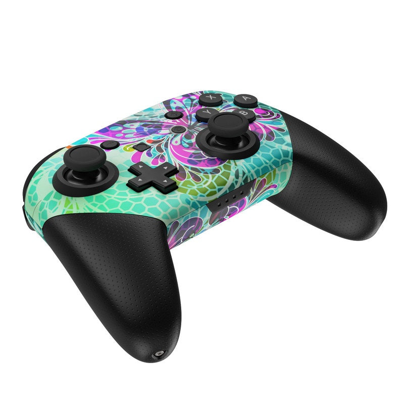 Butterfly Glass - Nintendo Switch Pro Controller Skin