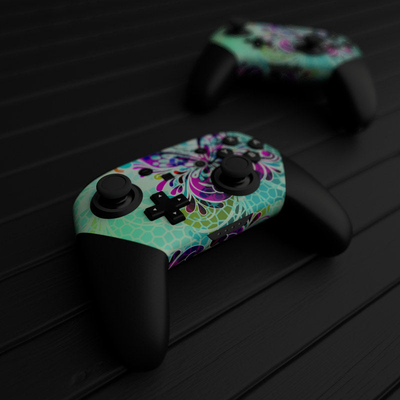 Butterfly Glass - Nintendo Switch Pro Controller Skin