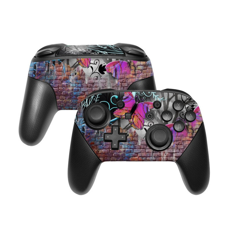 Butterfly Wall - Nintendo Switch Pro Controller Skin