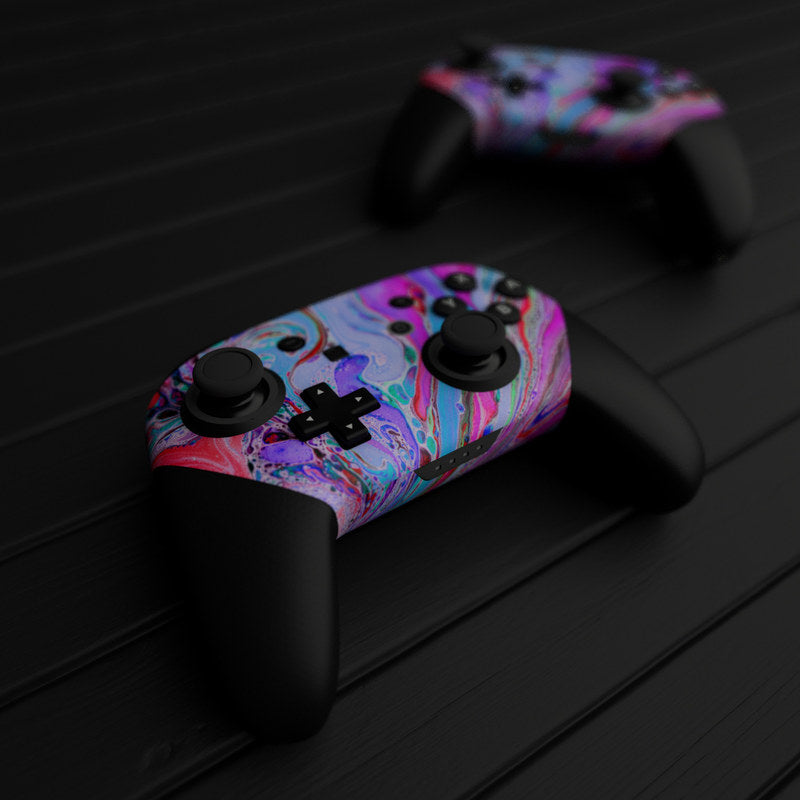 Marbled Lustre - Nintendo Switch Pro Controller Skin