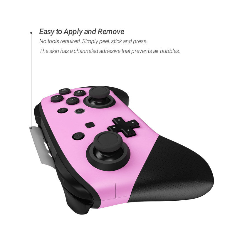 Solid State Pink - Nintendo Switch Pro Controller Skin