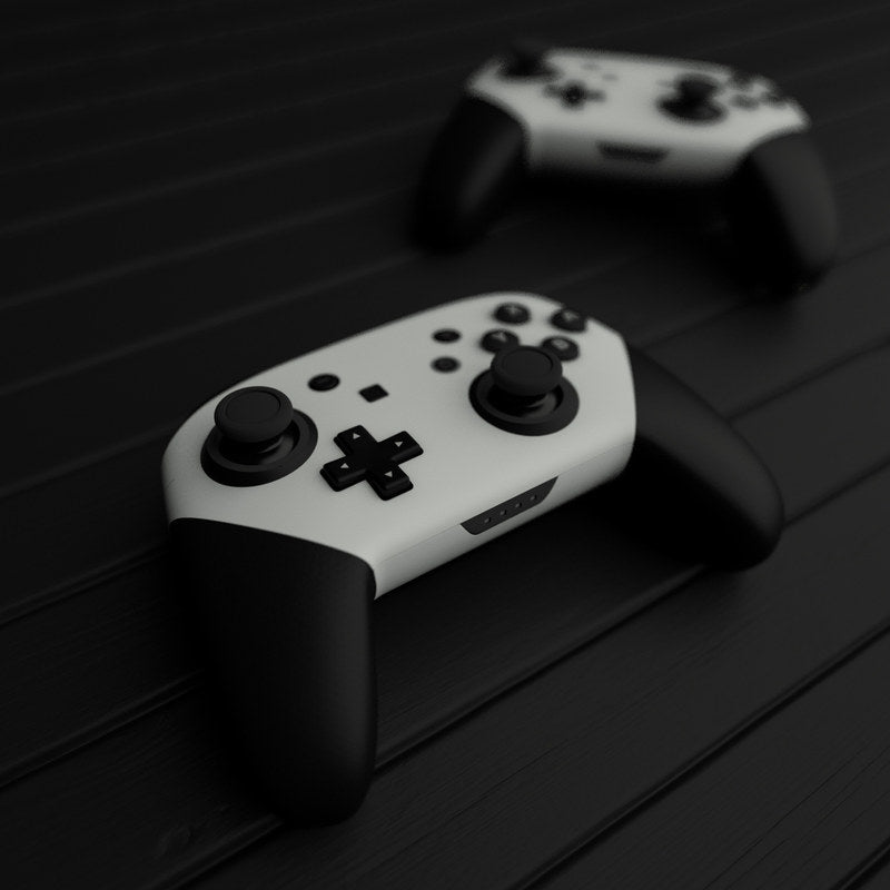 Solid State White - Nintendo Switch Pro Controller Skin