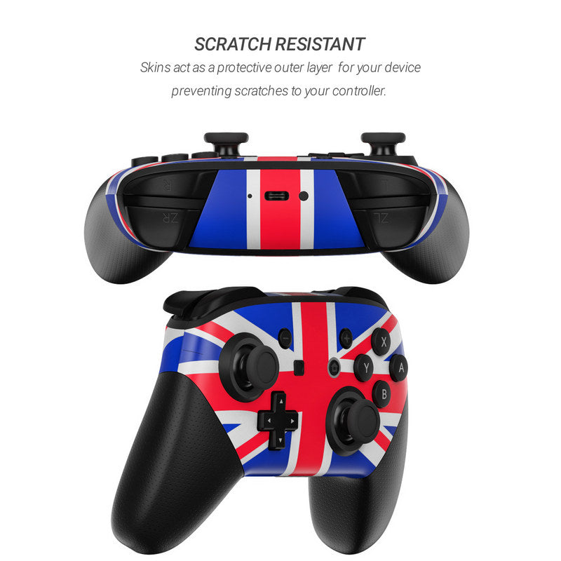 Union Jack - Nintendo Switch Pro Controller Skin