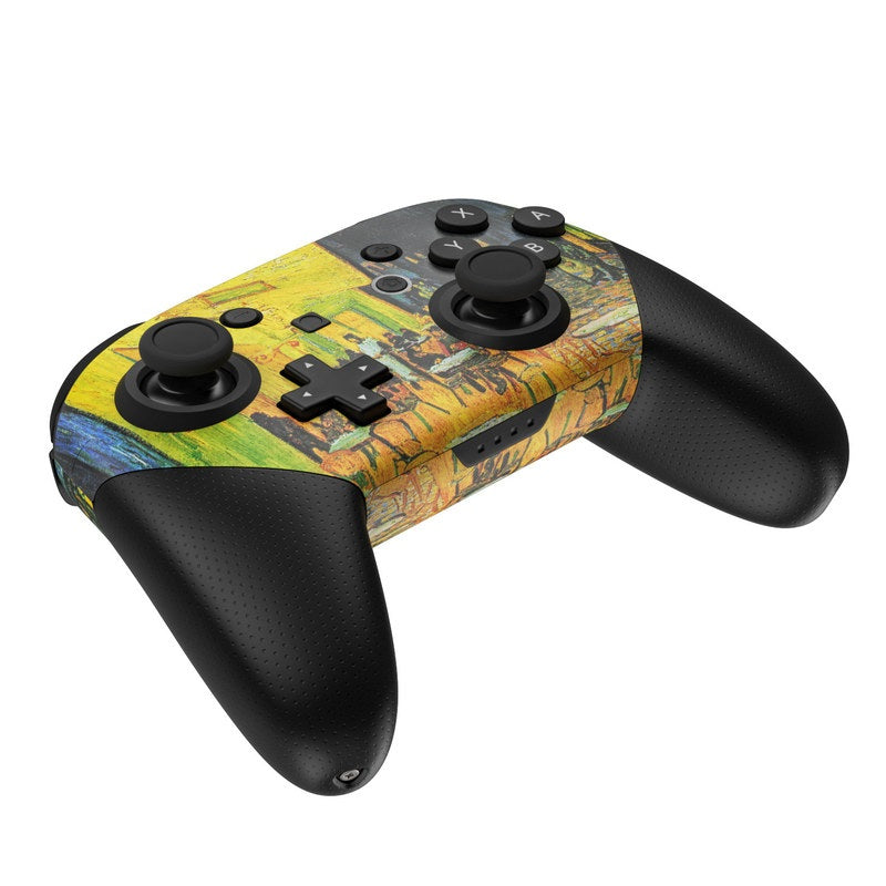 Cafe Terrace At Night - Nintendo Switch Pro Controller Skin