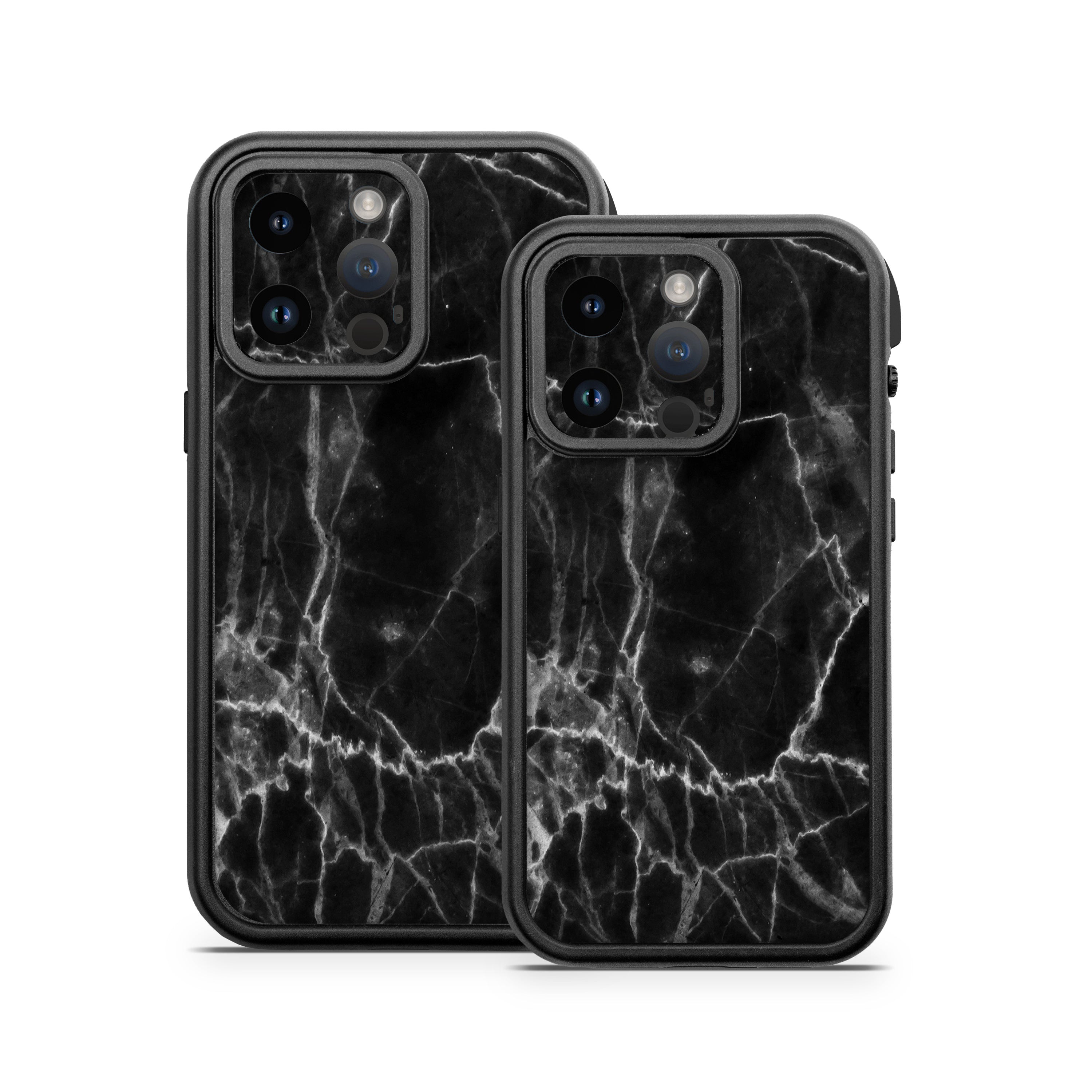Black Marble - Otterbox Fre iPhone 14 Case Skin