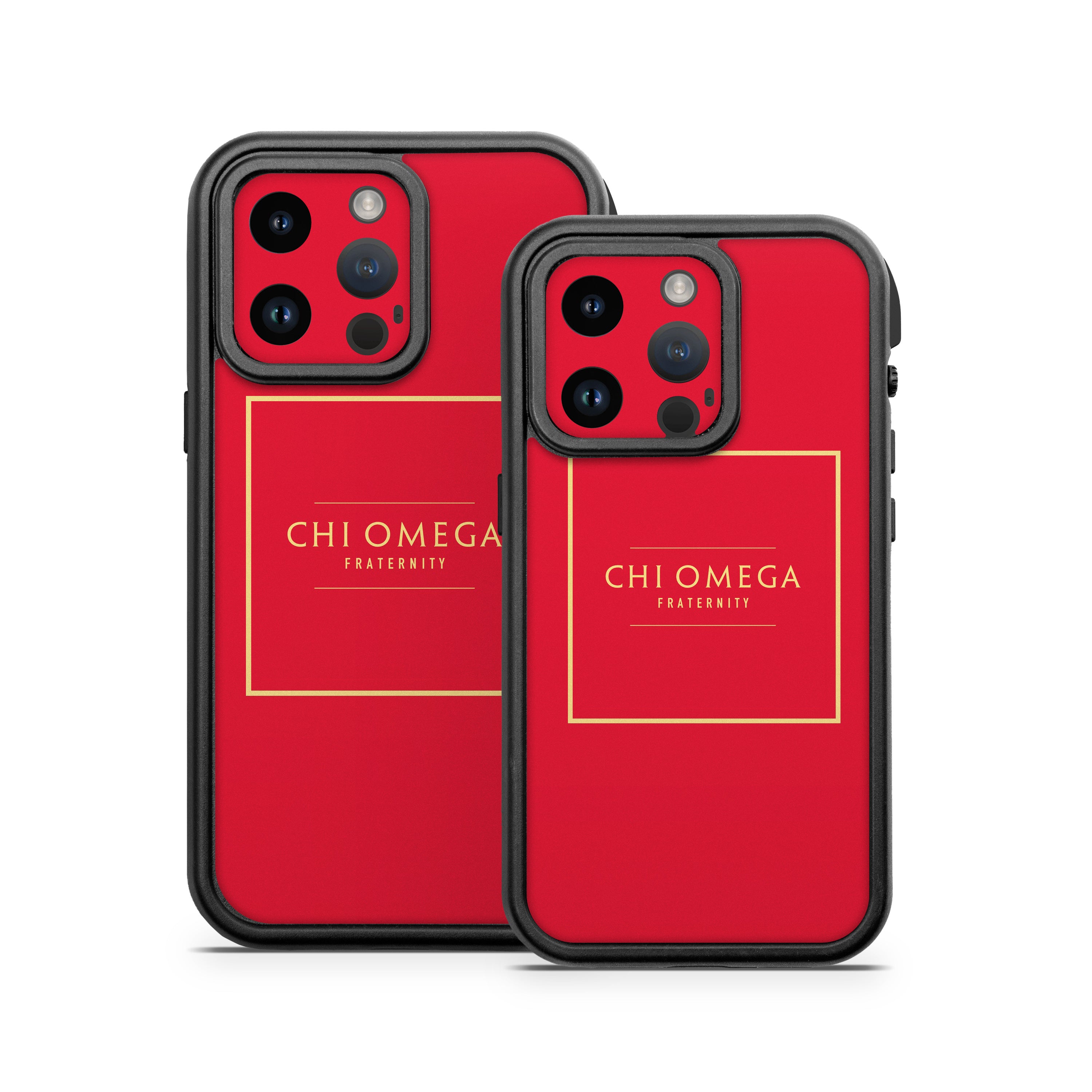 Chi Omega Fraternity Cardinal with Border - Otterbox Fre iPhone 14 Case Skin