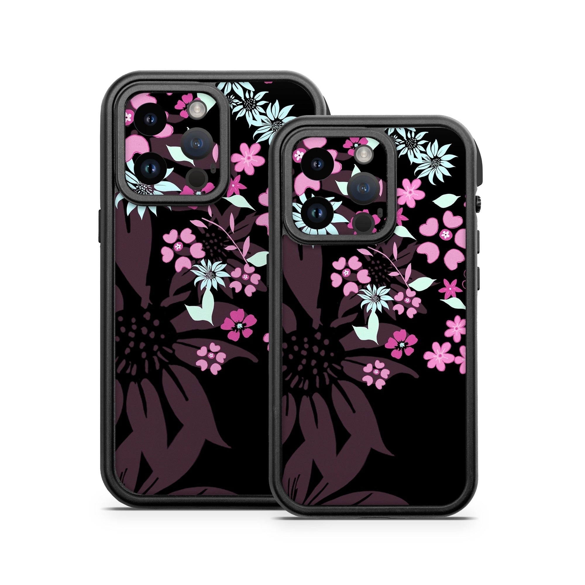 Dark Flowers - Otterbox Fre iPhone 14 Case Skin