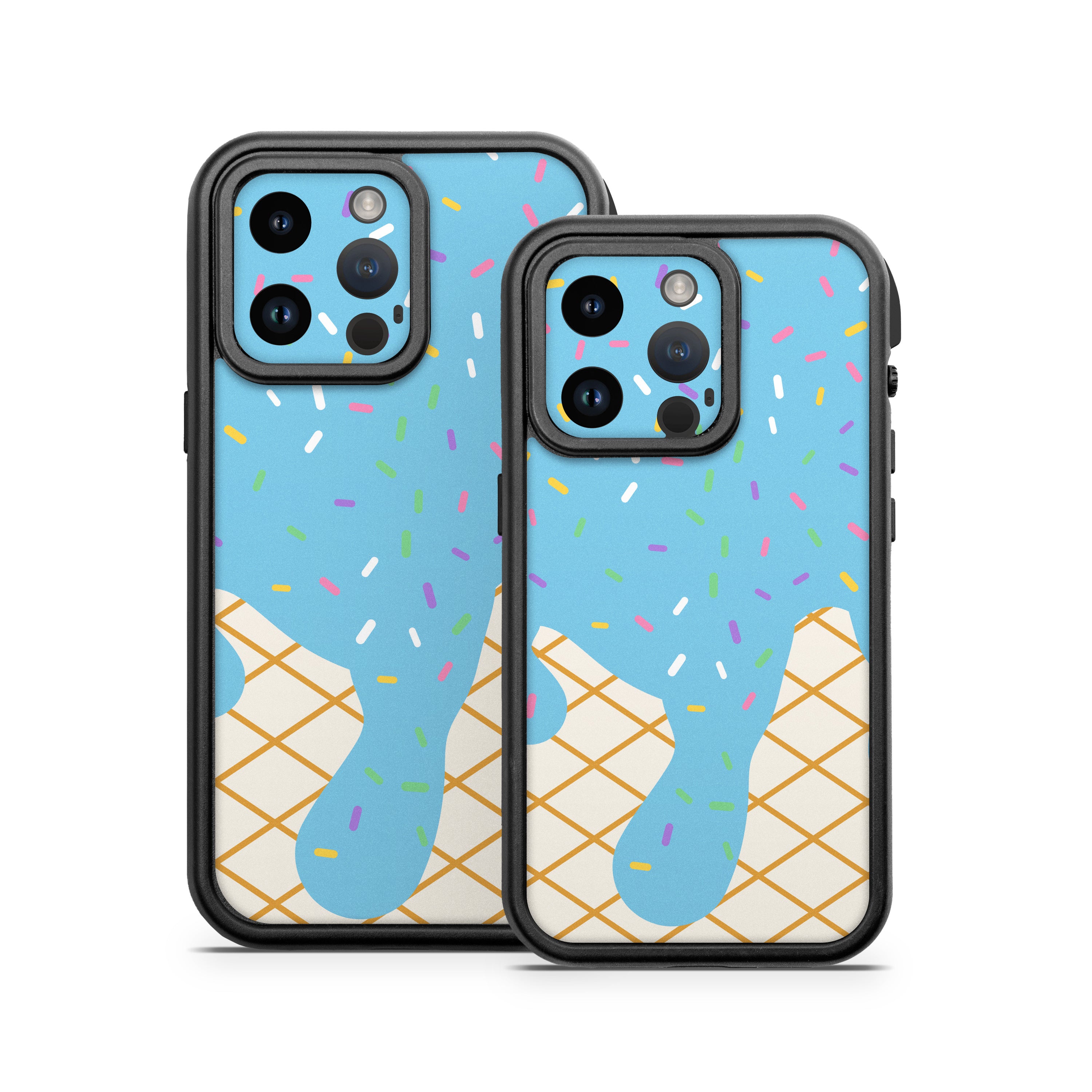 Cotton Candy Ice Cream Drip - Otterbox Fre iPhone 14 Case Skin