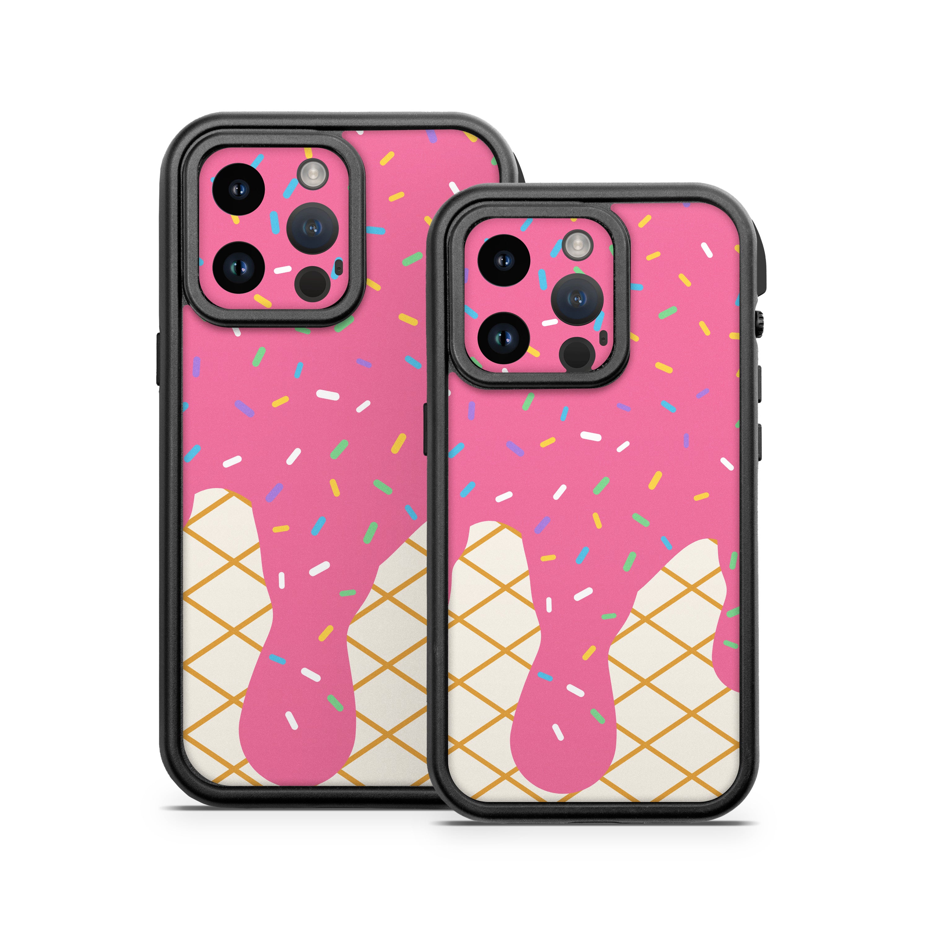 Strawberry Ice Cream Drip - Otterbox Fre iPhone 14 Case Skin