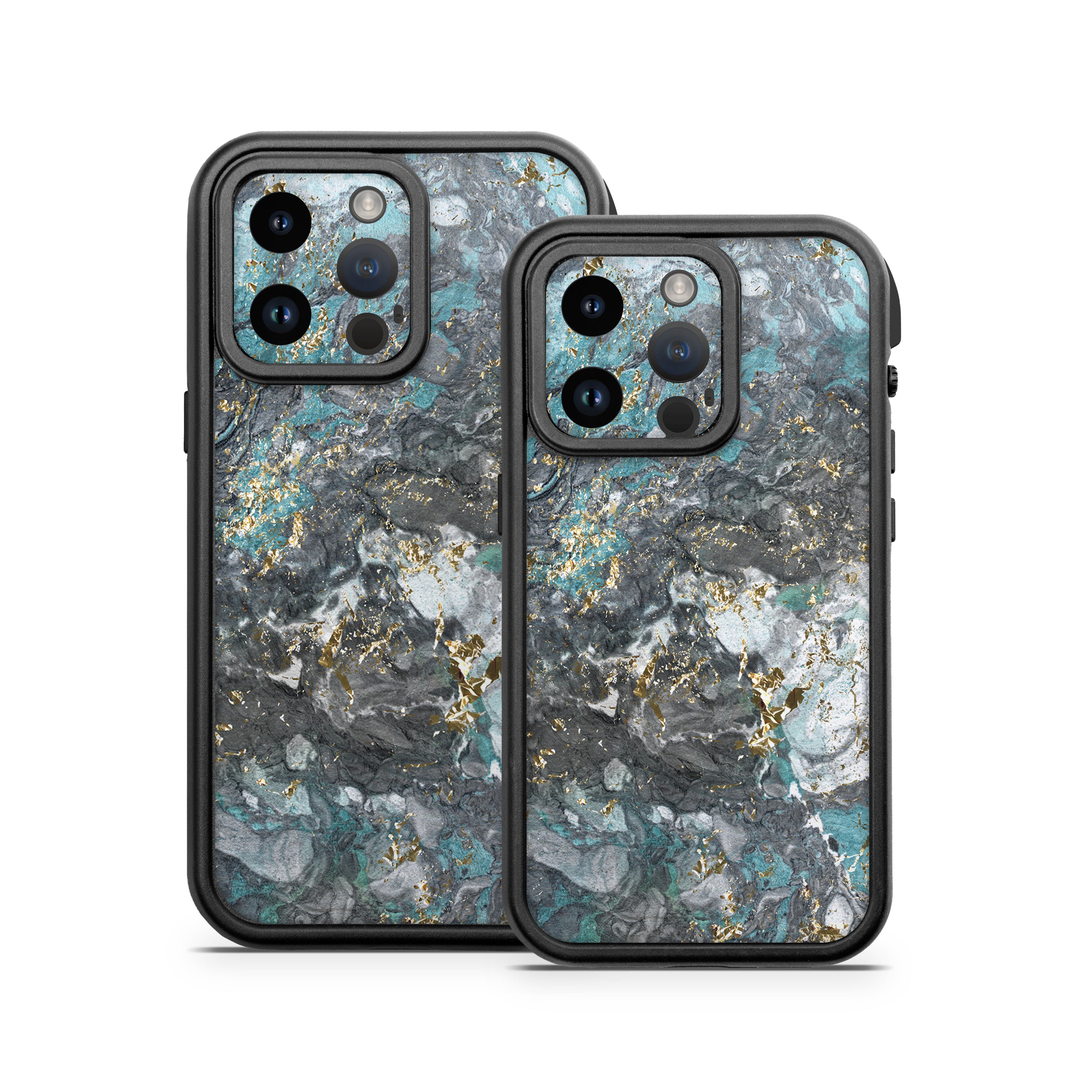 Gilded Glacier Marble - Otterbox Fre iPhone 14 Case Skin