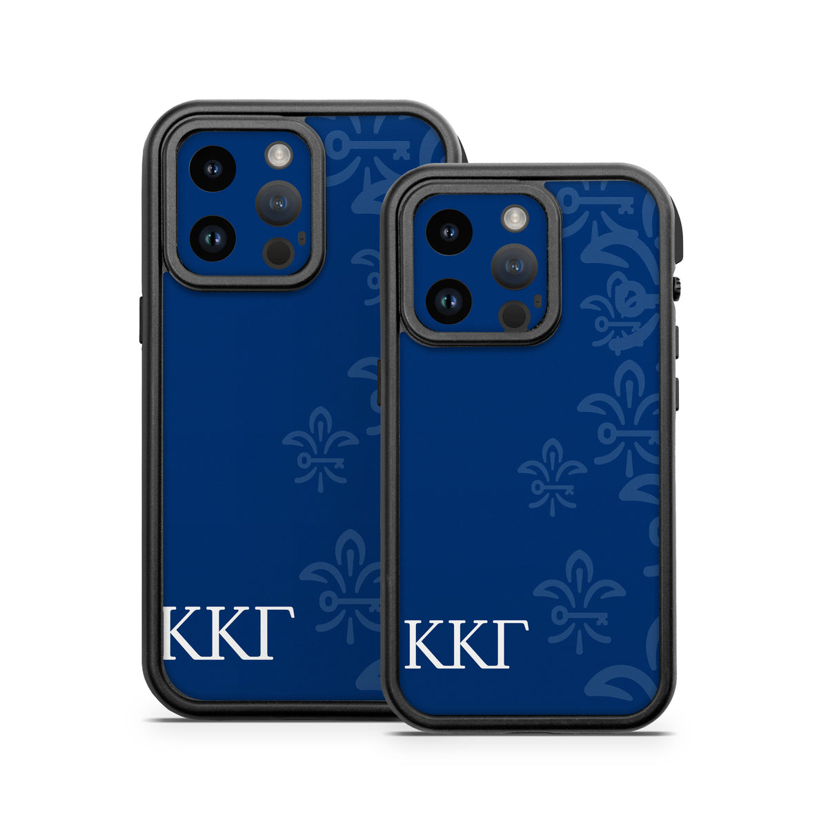 Kappa Kappa Gamma Letters and Fleur De Key Gamma Blue - Otterbox Fre iPhone 14 Case Skin