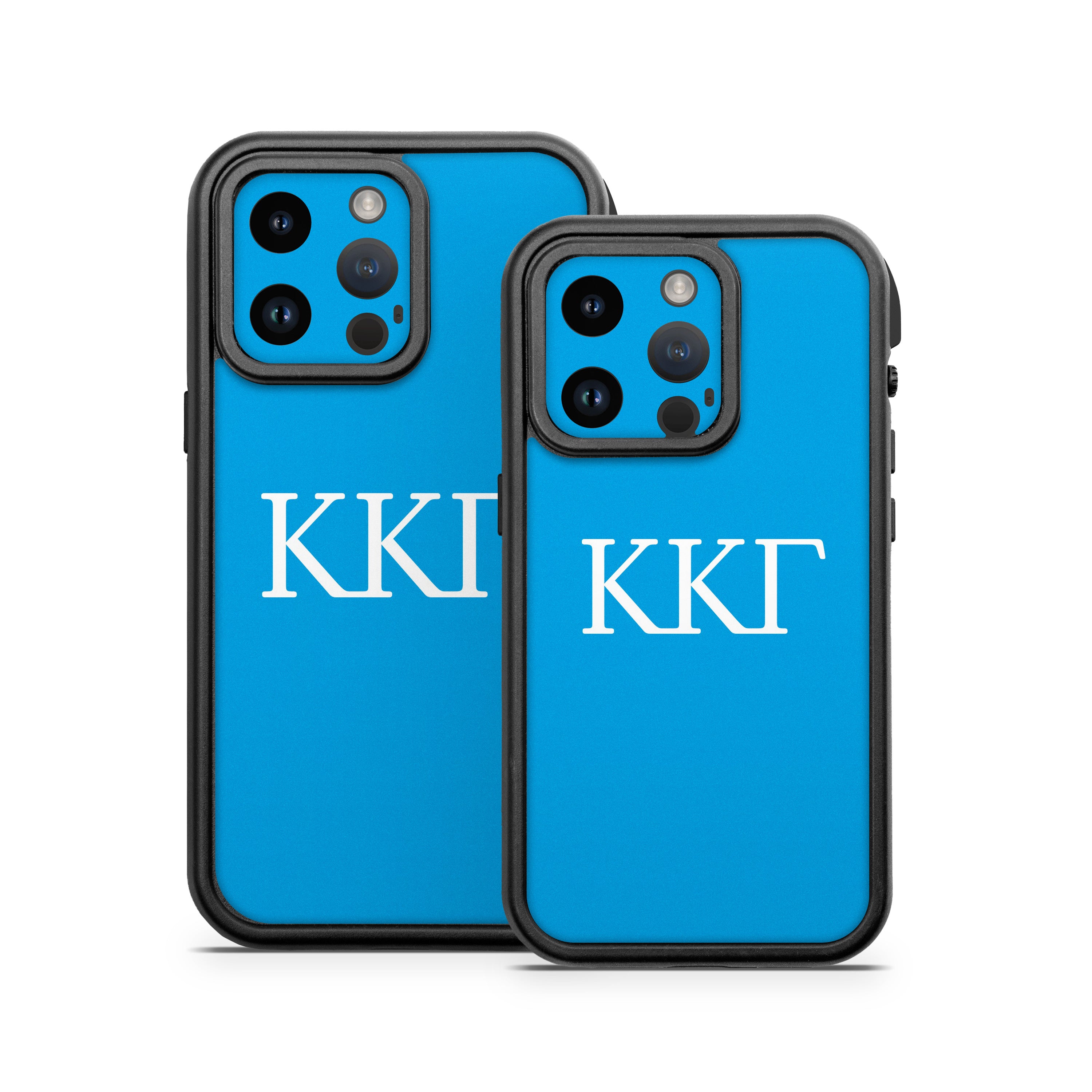 Kappa Kappa Gamma Greek Letters Gamma Blue - Otterbox Fre iPhone 14 Case Skin