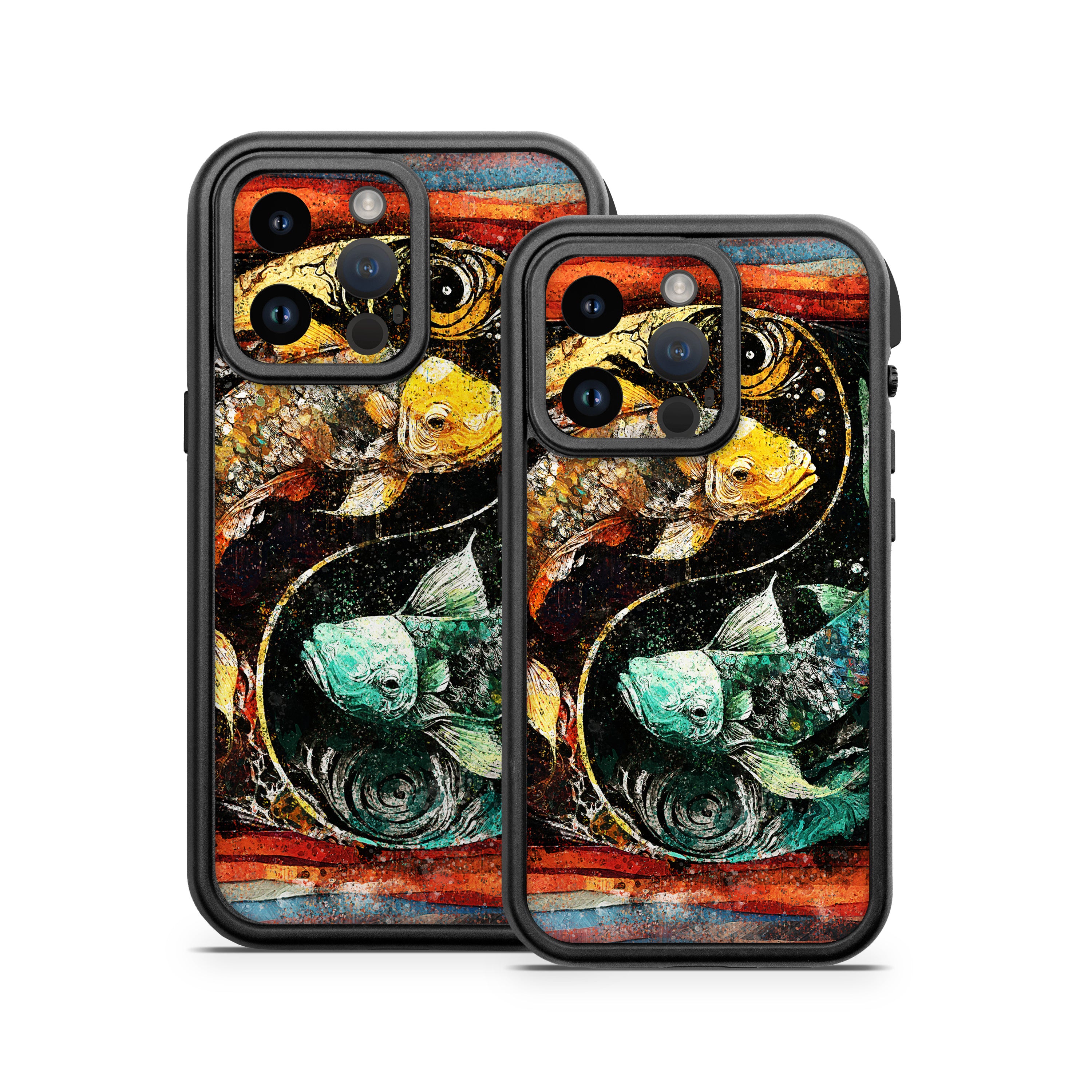 Koi Fish Yin Yang - Otterbox Fre iPhone 14 Case Skin