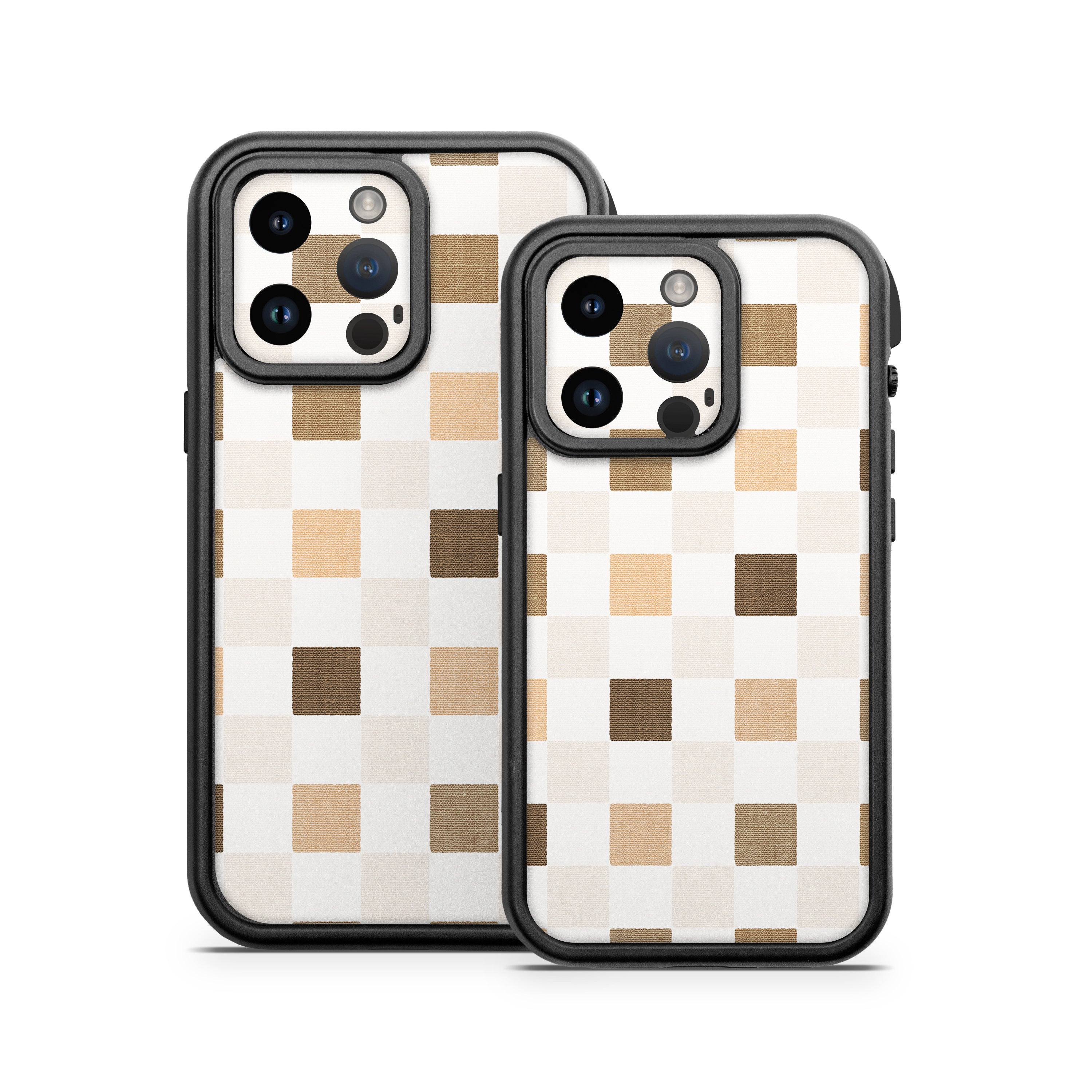 Neutral Checker - Otterbox Fre iPhone 14 Case Skin