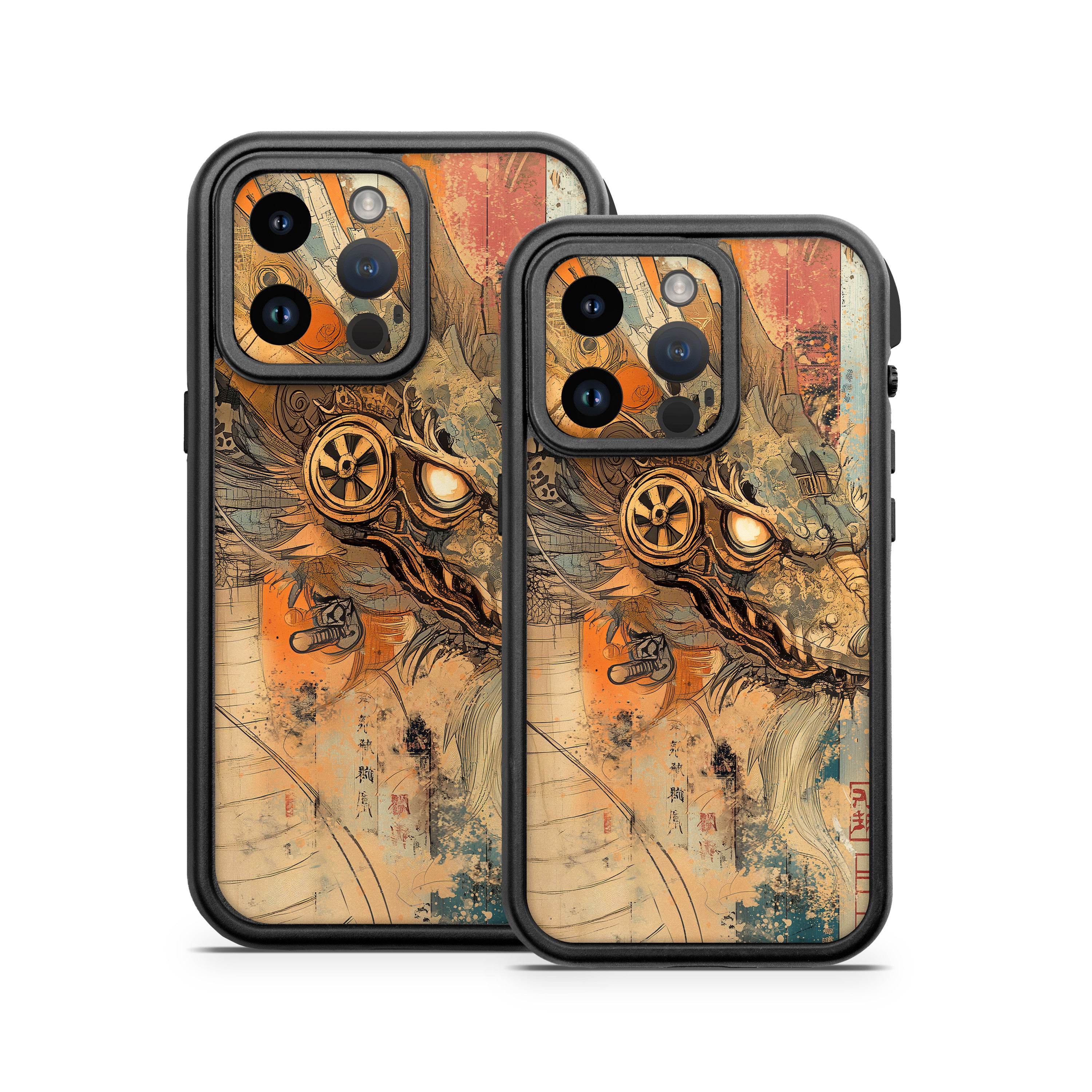 Orange Dragon - Otterbox Fre iPhone 14 Case Skin