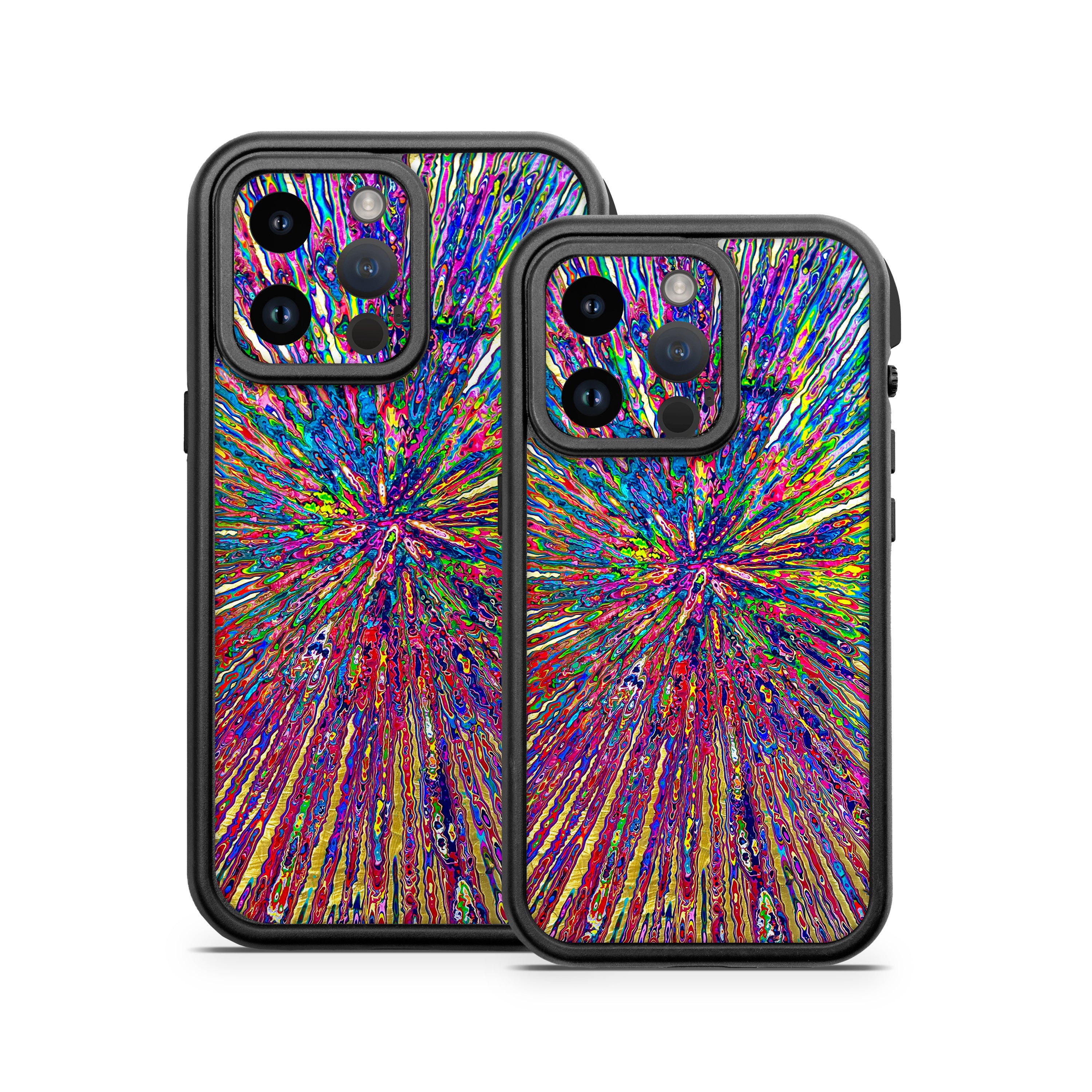 Rainbow Burst - Otterbox Fre iPhone 14 Case Skin