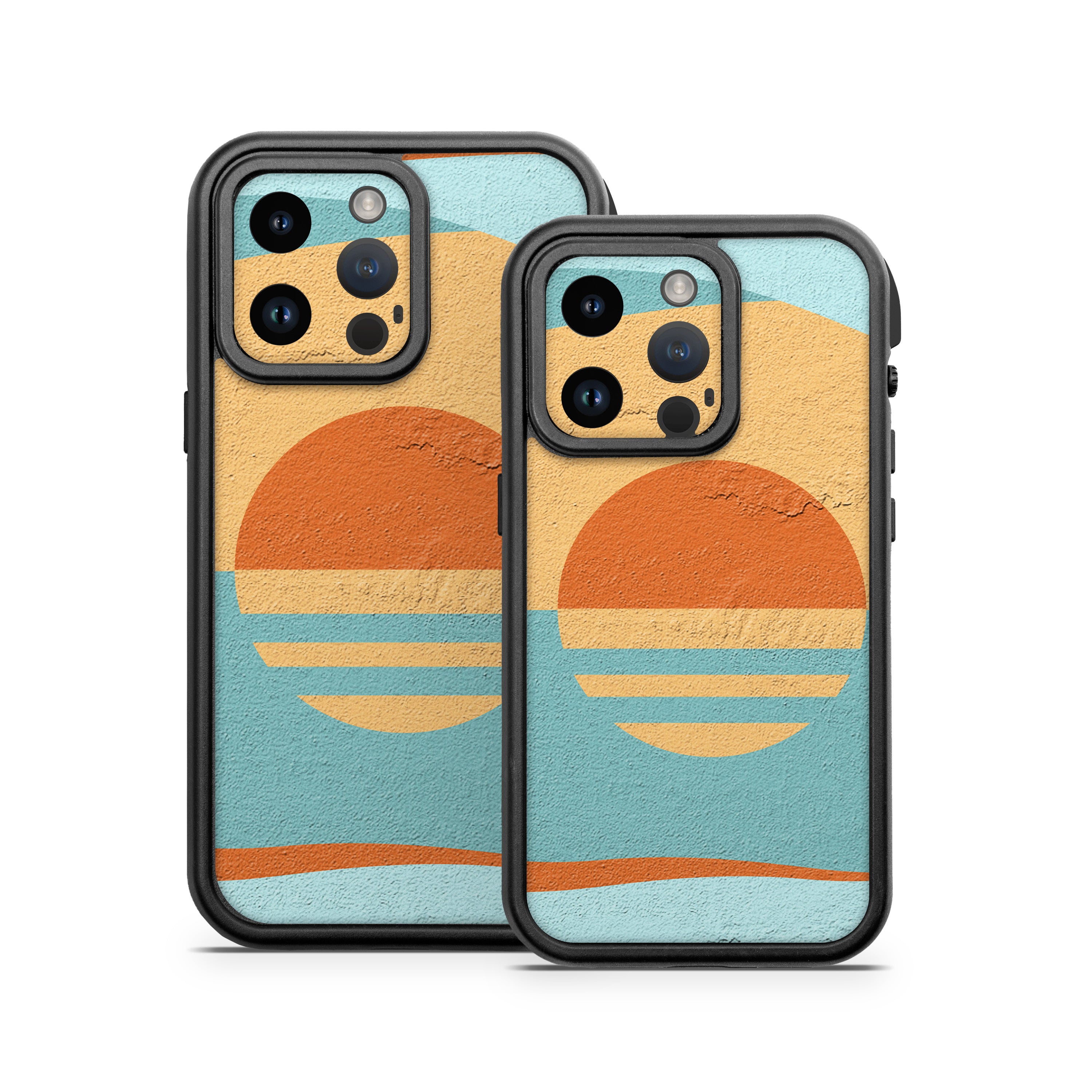 Retro Sunset - Otterbox Fre iPhone 14 Case Skin