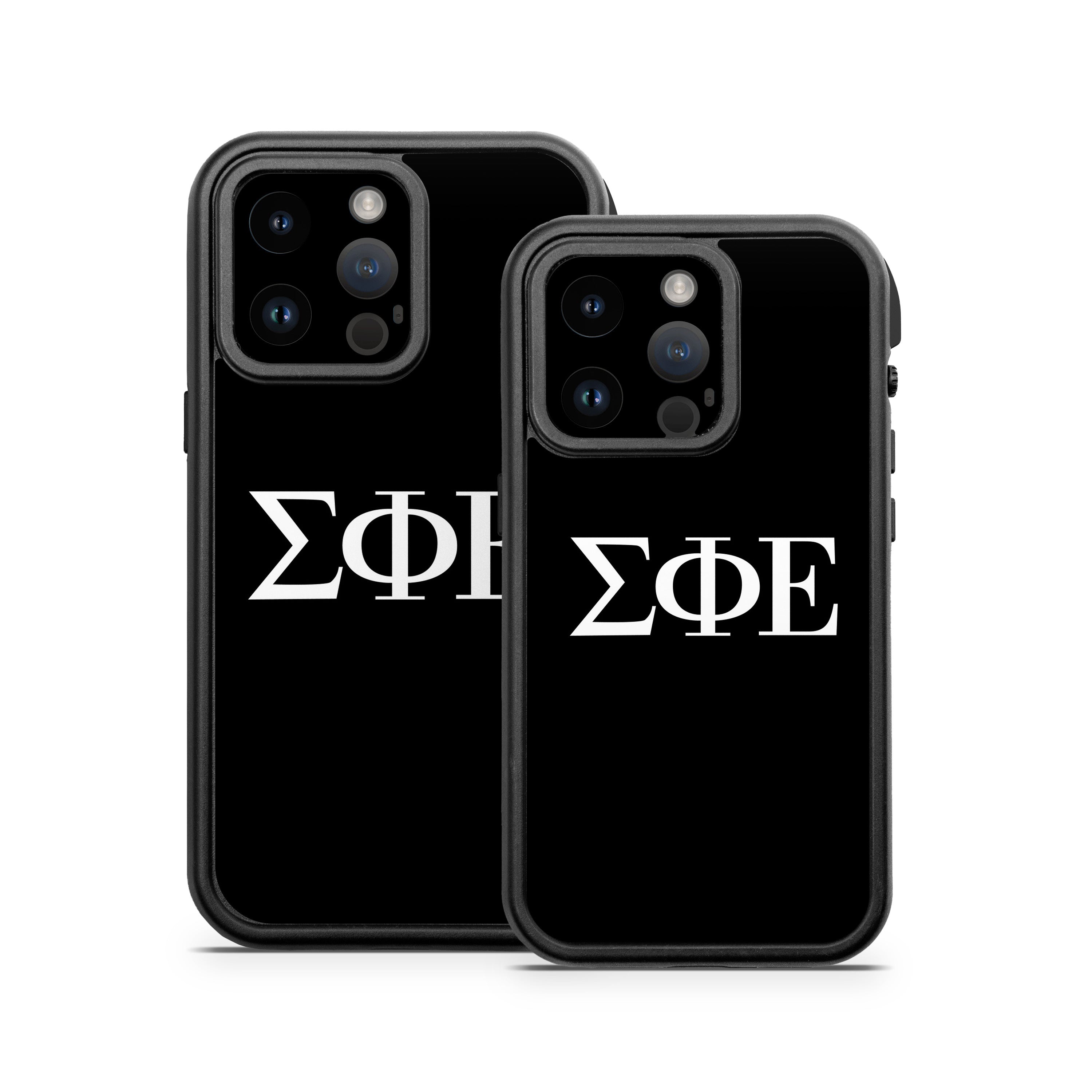 Sigma Phi Epsilon Greek Letters Black - Otterbox Fre iPhone 14 Case Skin