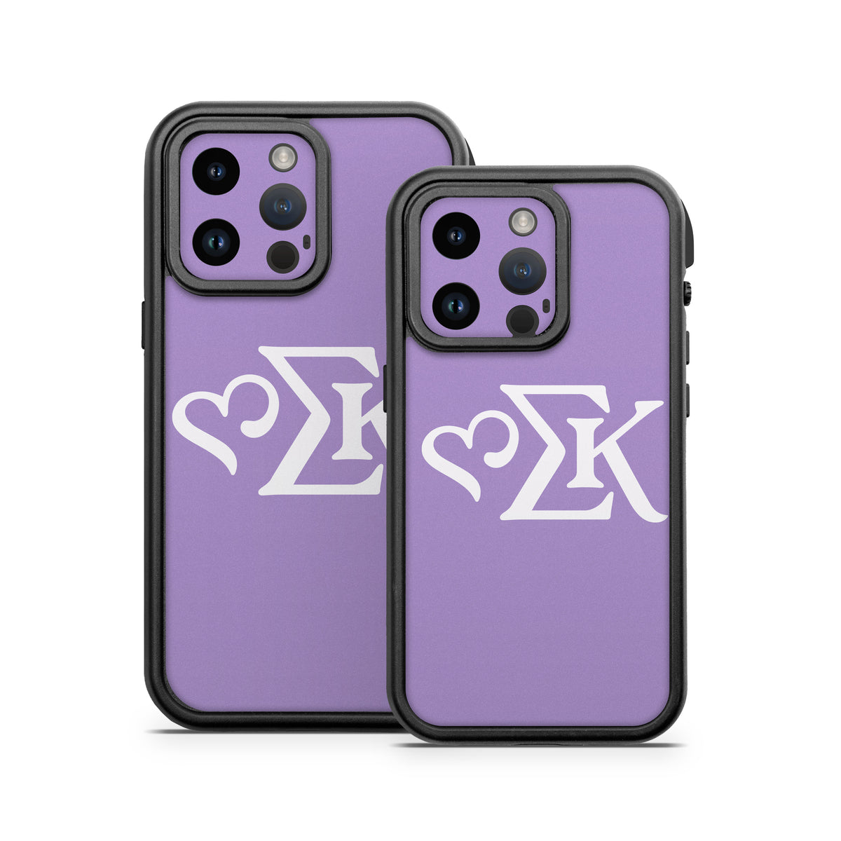 Sigma Kappa Greek Letters Dove Love on Legacy Lavender - Otterbox Fre iPhone 14 Case Skin