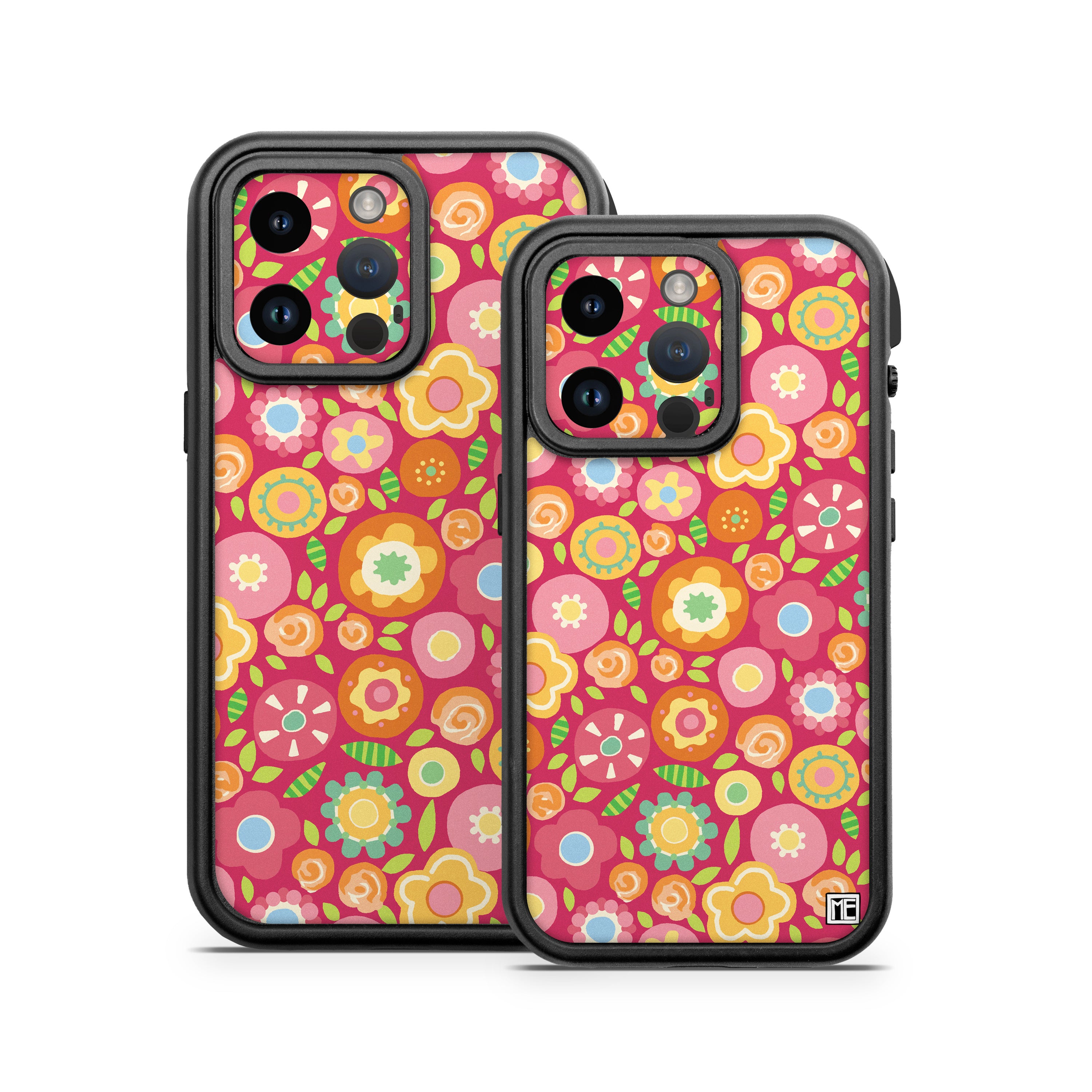 Flowers Squished - Otterbox Fre iPhone 14 Case Skin