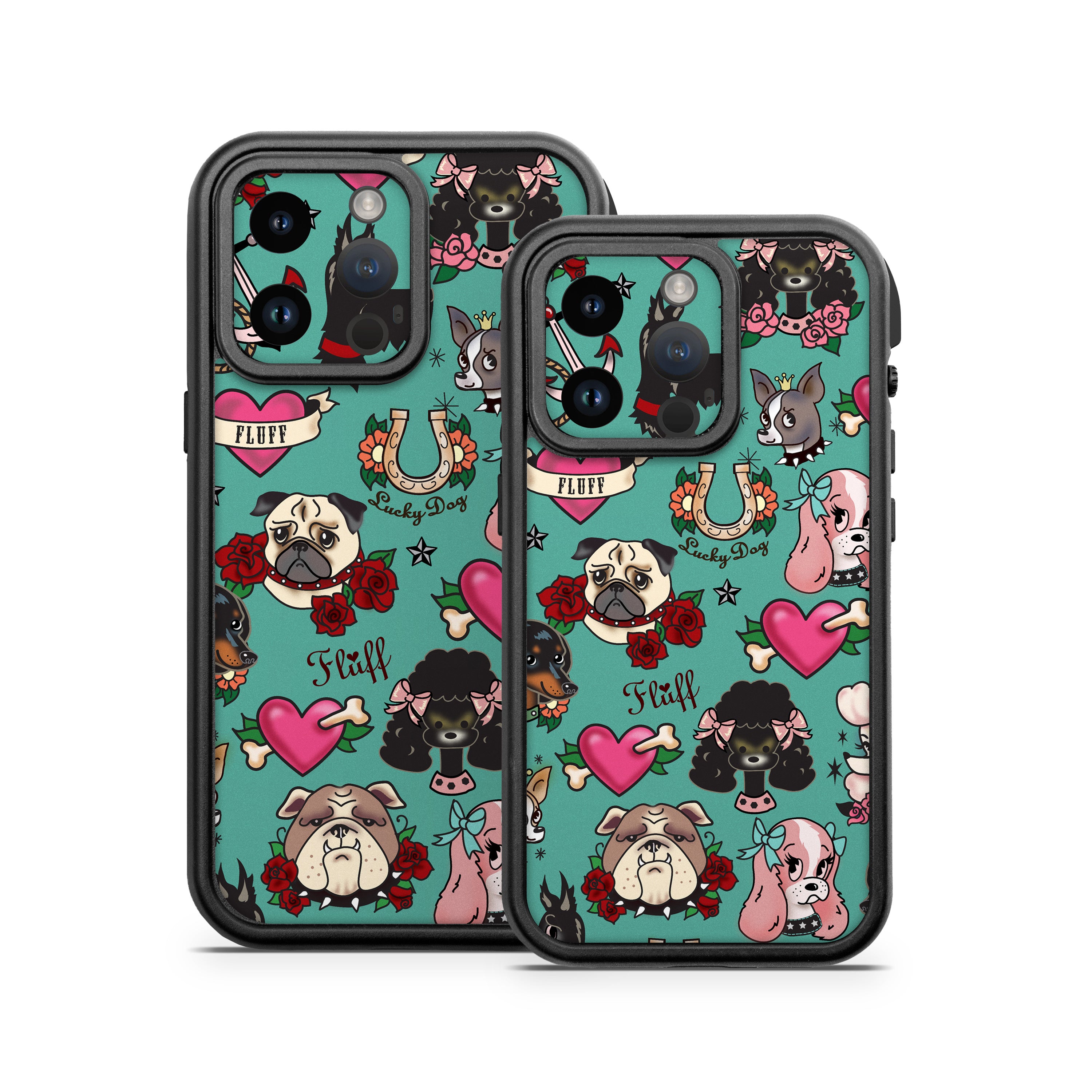 Tattoo Dogs - Otterbox Fre iPhone 14 Case Skin