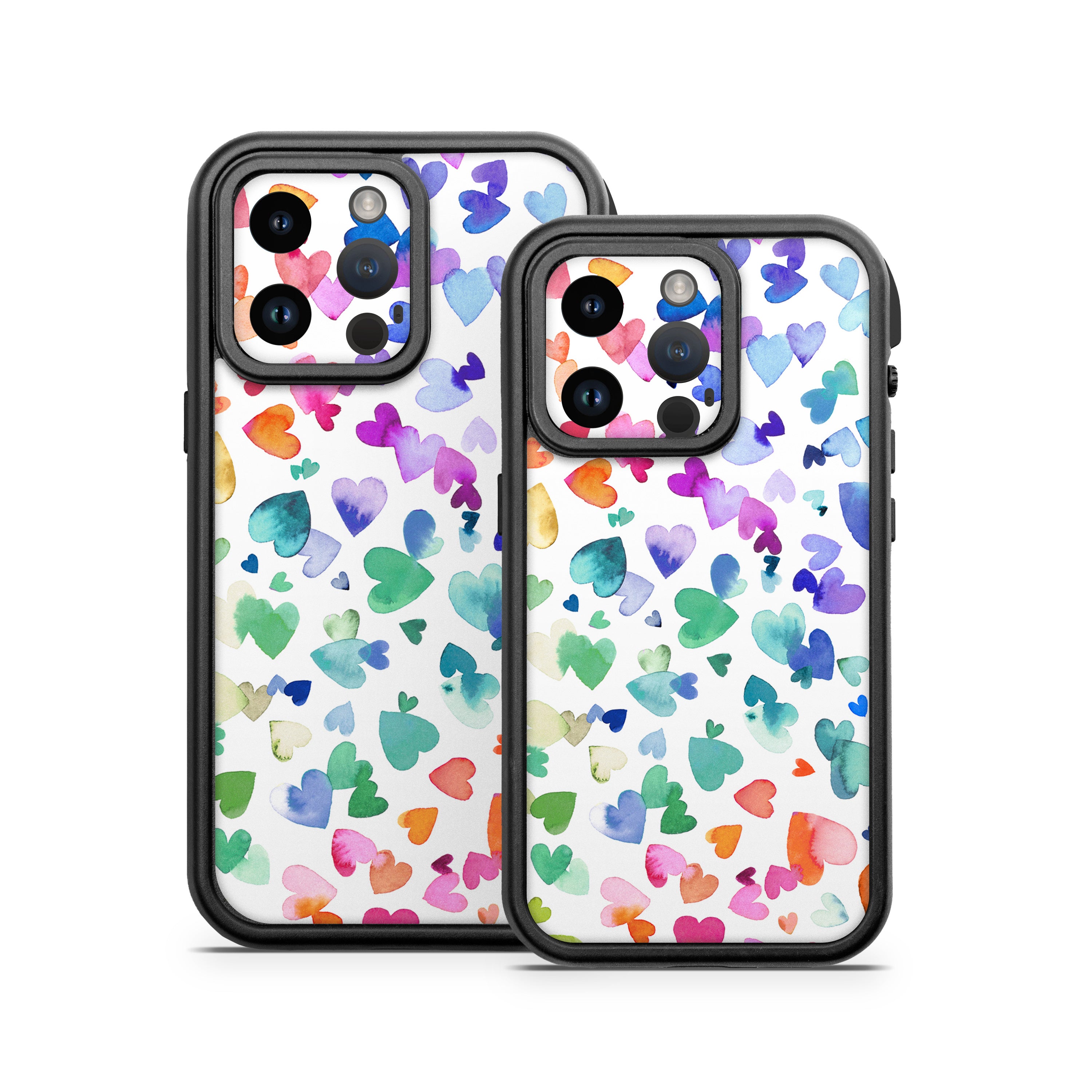 Valentines Love Hearts - Otterbox Fre iPhone 14 Case Skin