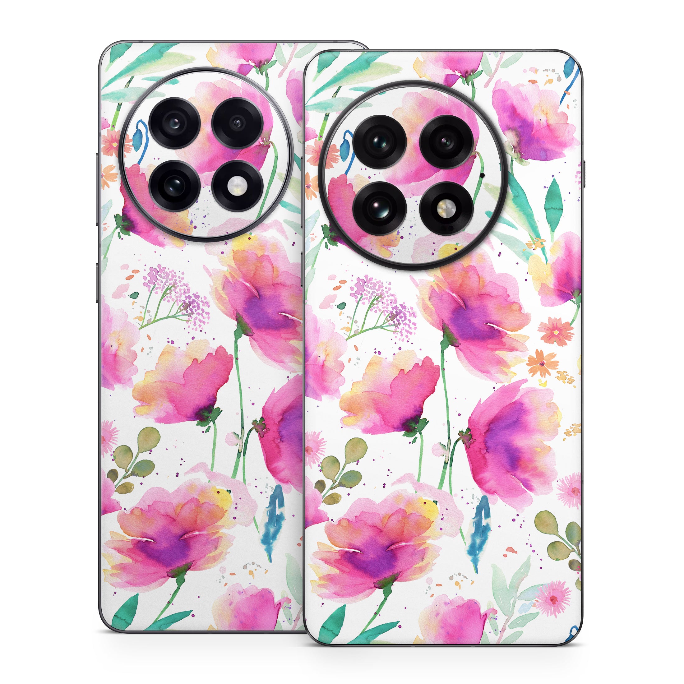 Abstract Pink Poppies - OnePlus 13 Skin