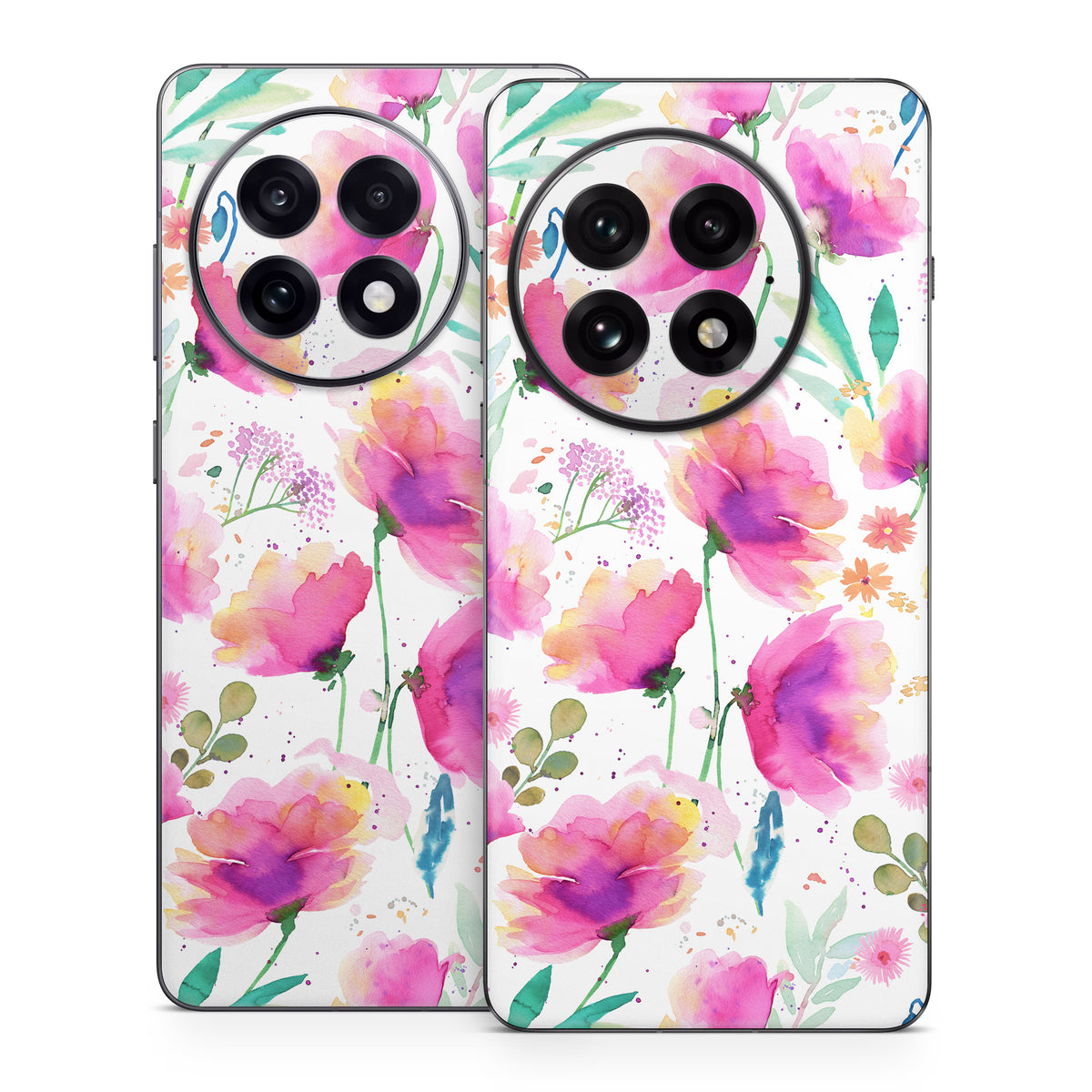 Abstract Pink Poppies - OnePlus 13 Skin