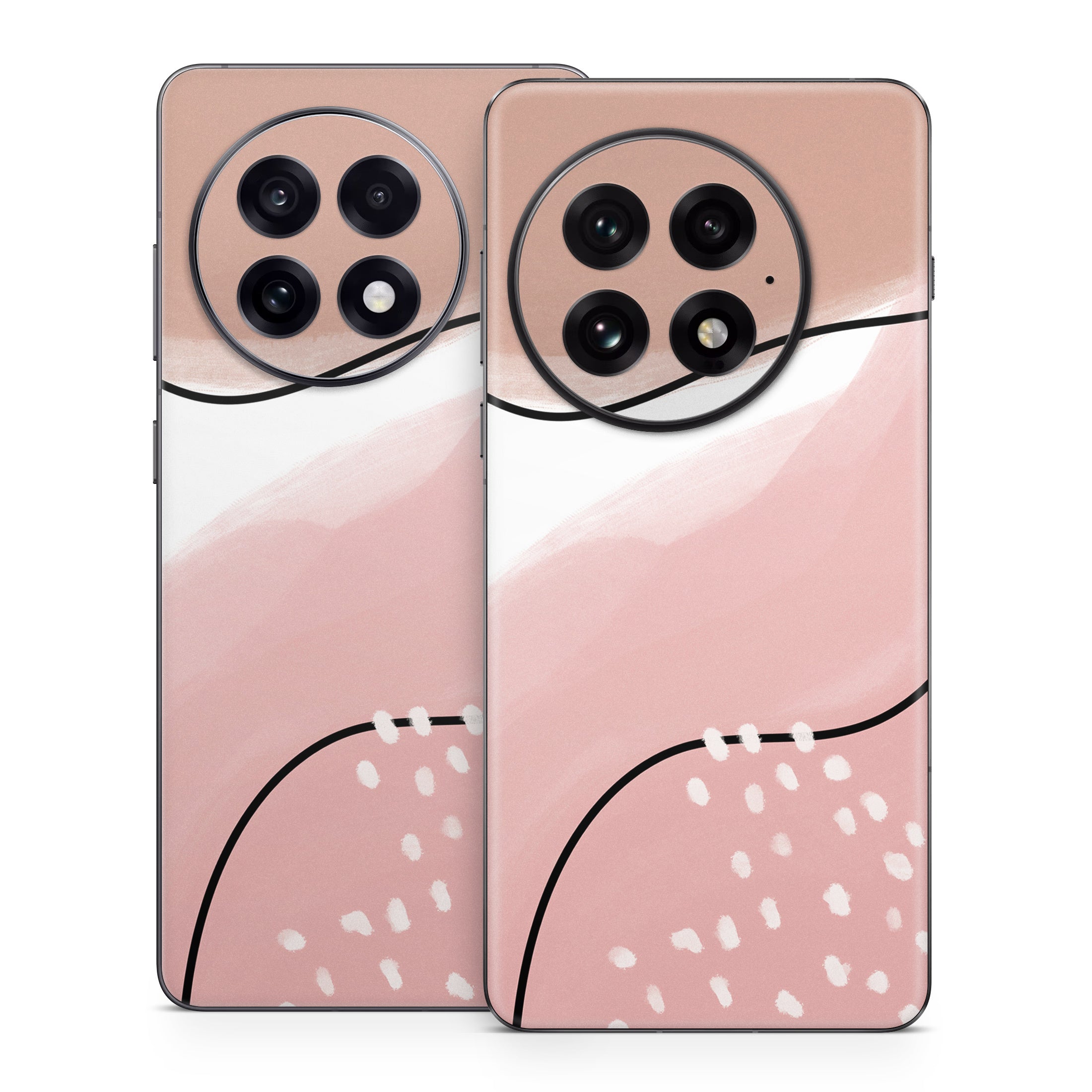 Abstract Pink and Brown - OnePlus 13 Skin