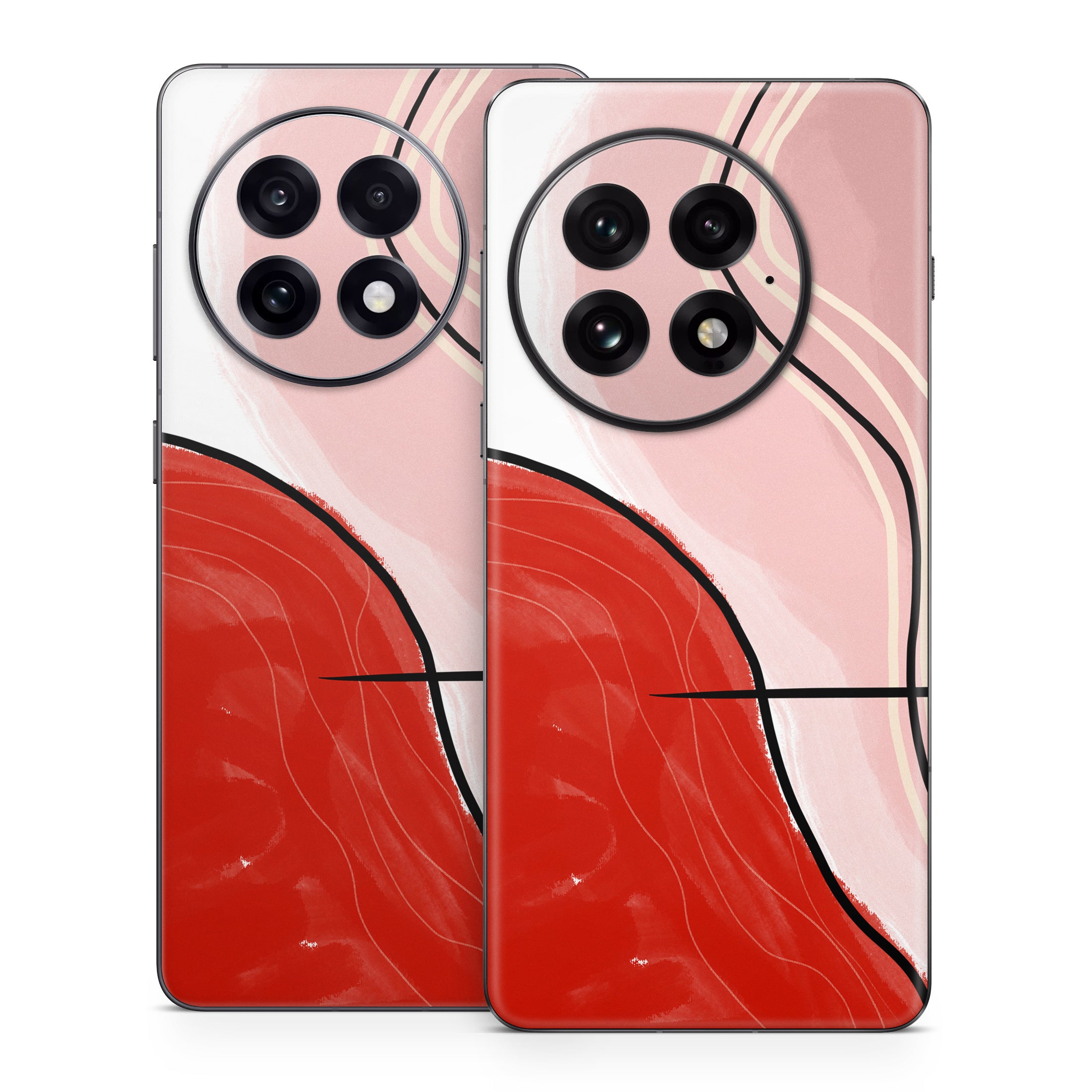 Abstract Red - OnePlus 13 Skin