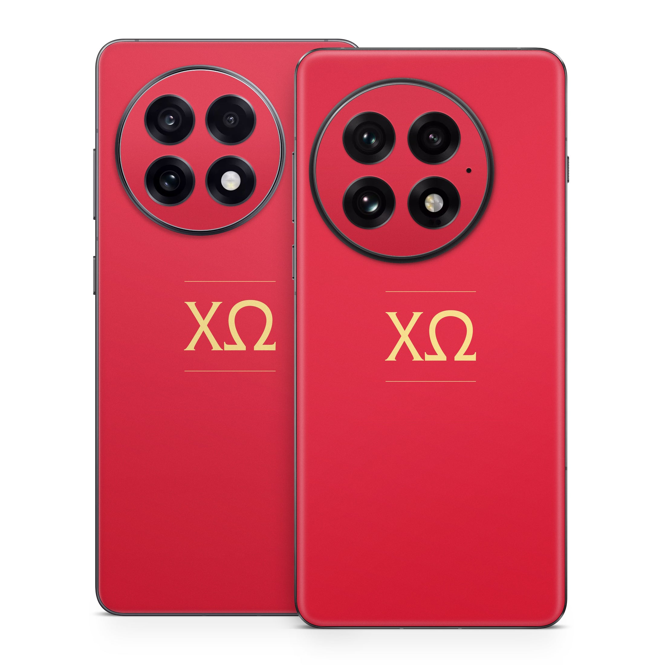 Chi Omega Letters Cardinal - OnePlus 13 Skin