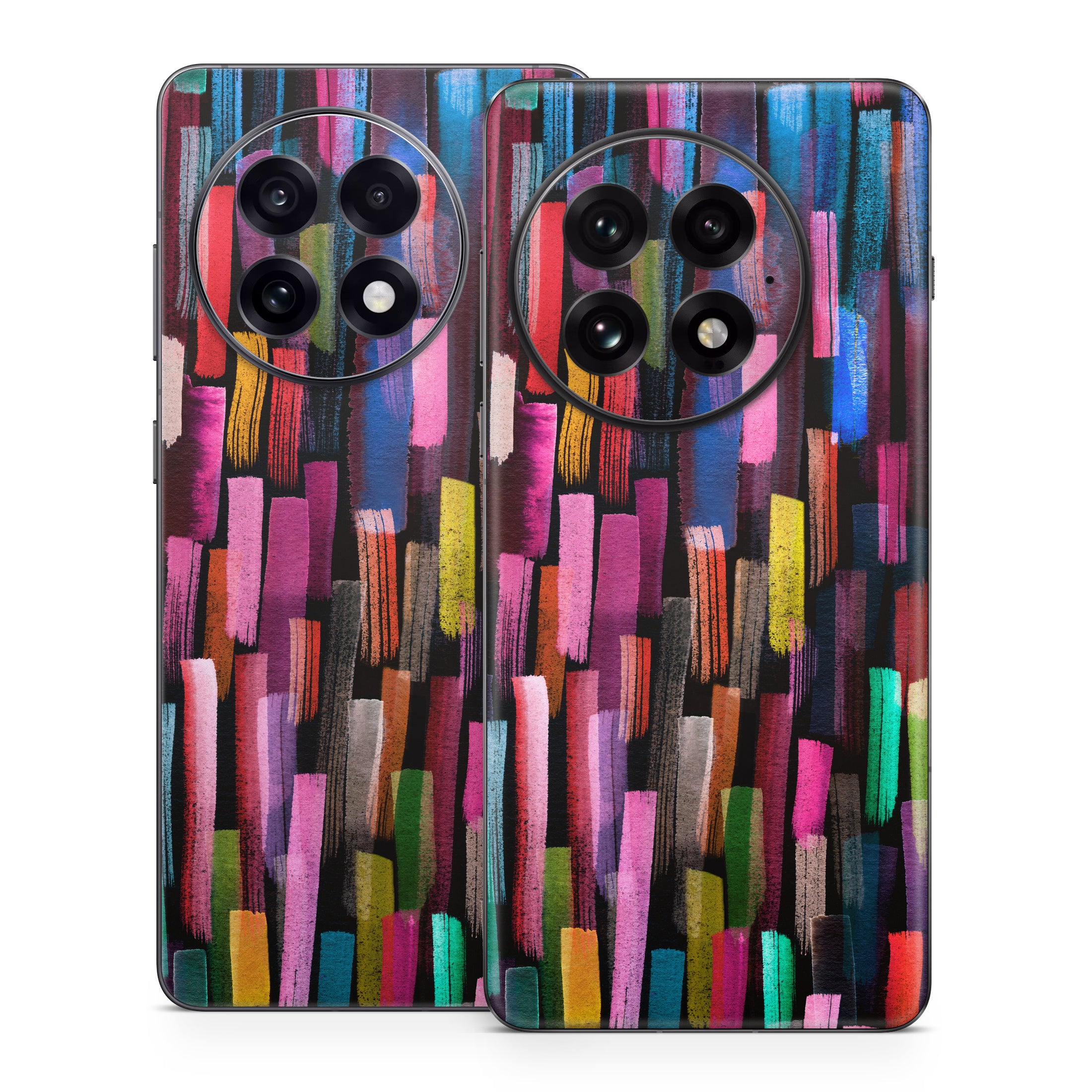 Colorful Brushstrokes Black - OnePlus 13 Skin