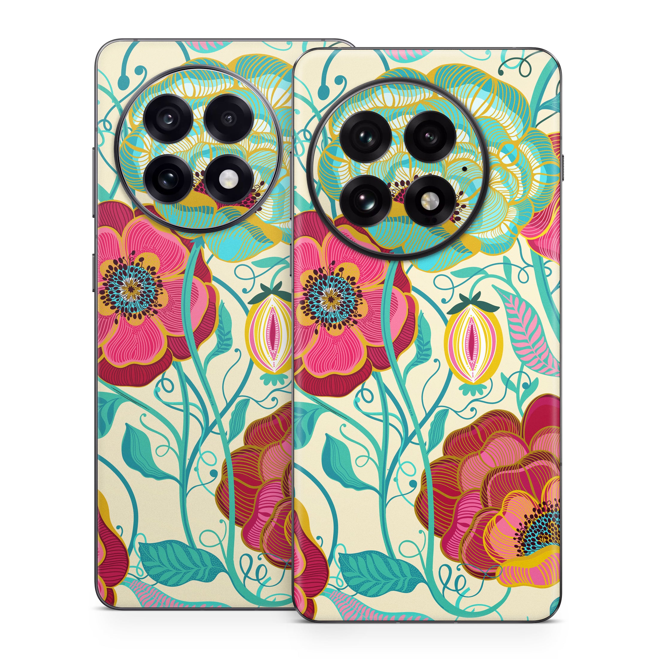 Golden Flowers - OnePlus 13 Skin
