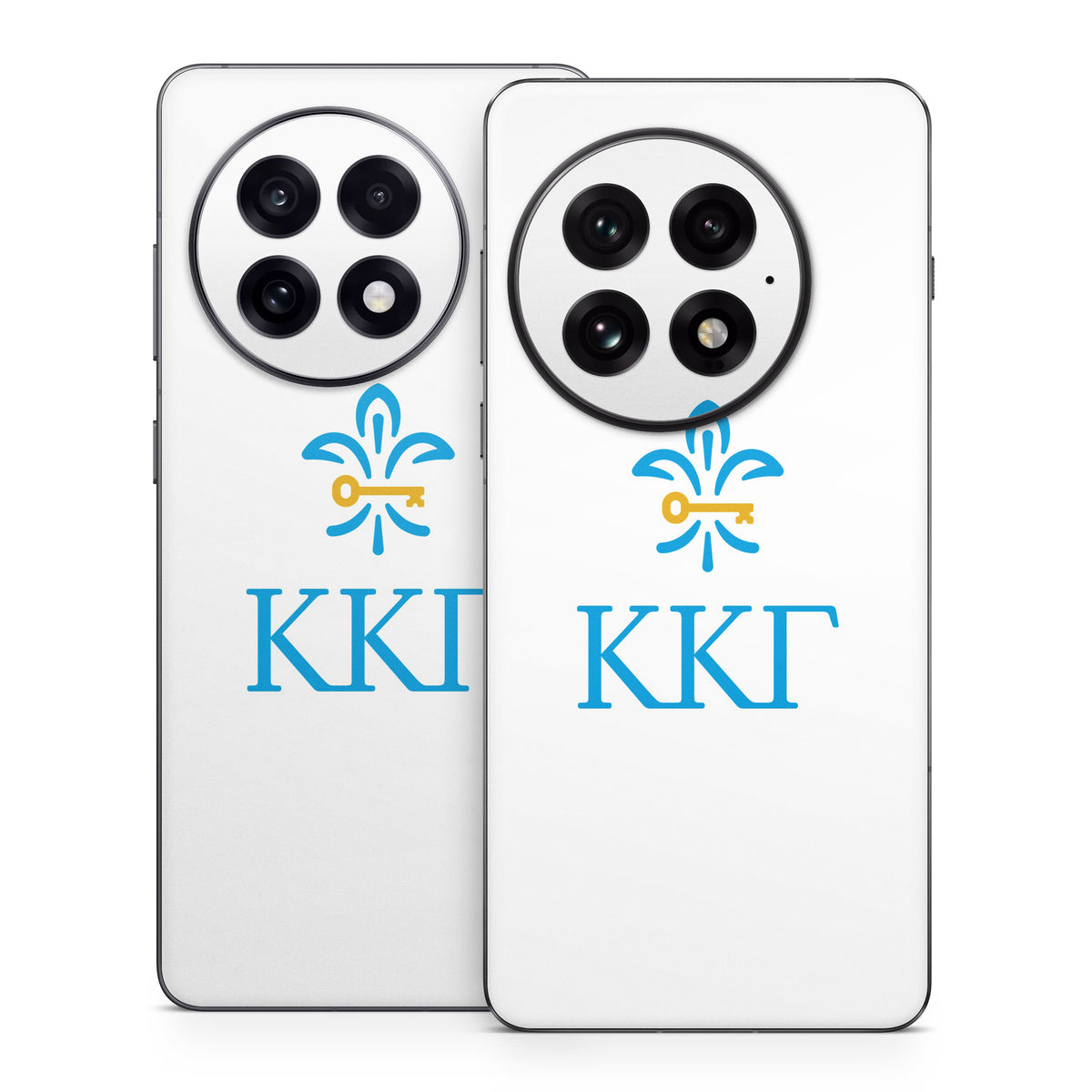 Kappa Kappa Gamma Letterkey Vertical White - OnePlus 13 Skin