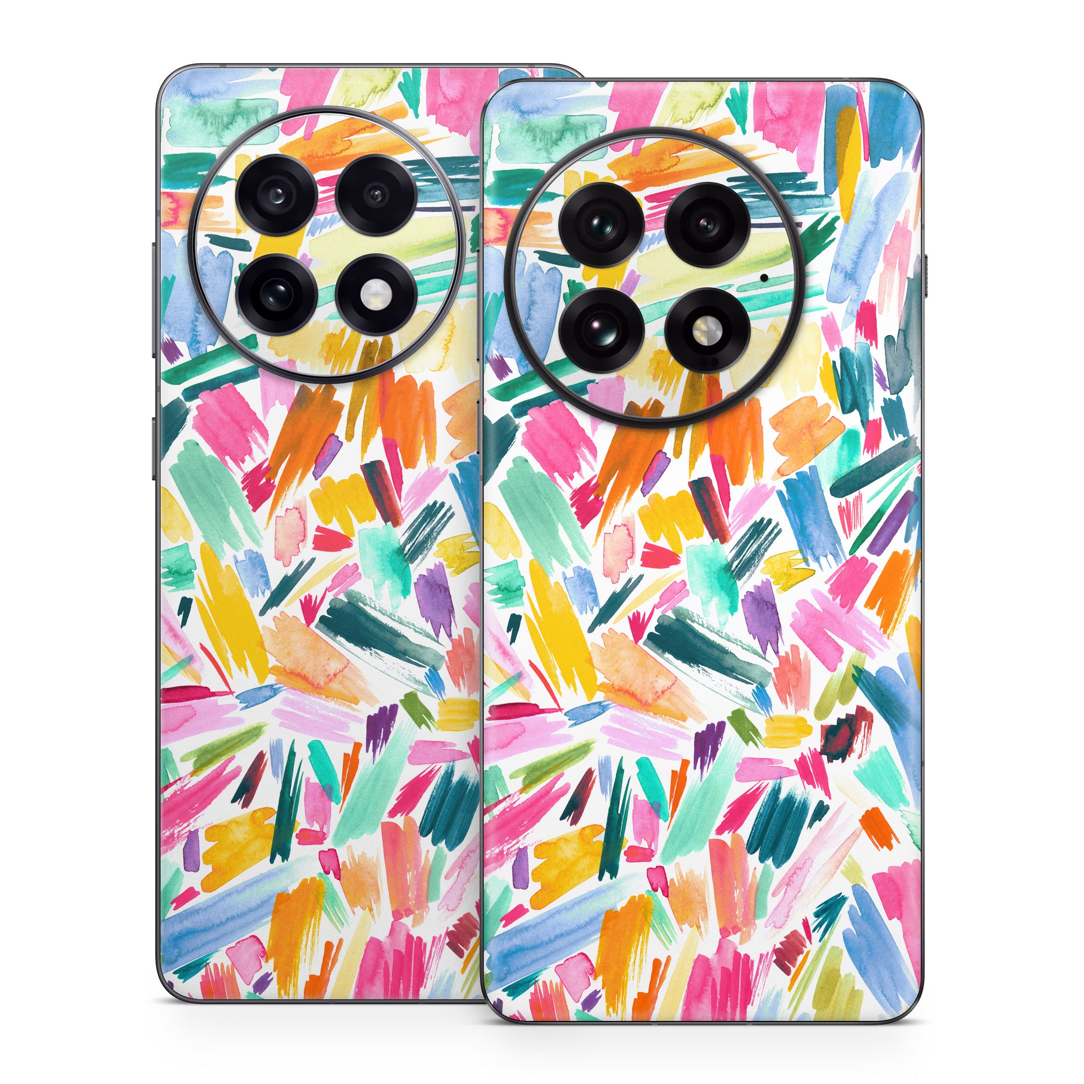 Watercolor Colorful Brushstrokes - OnePlus 13 Skin