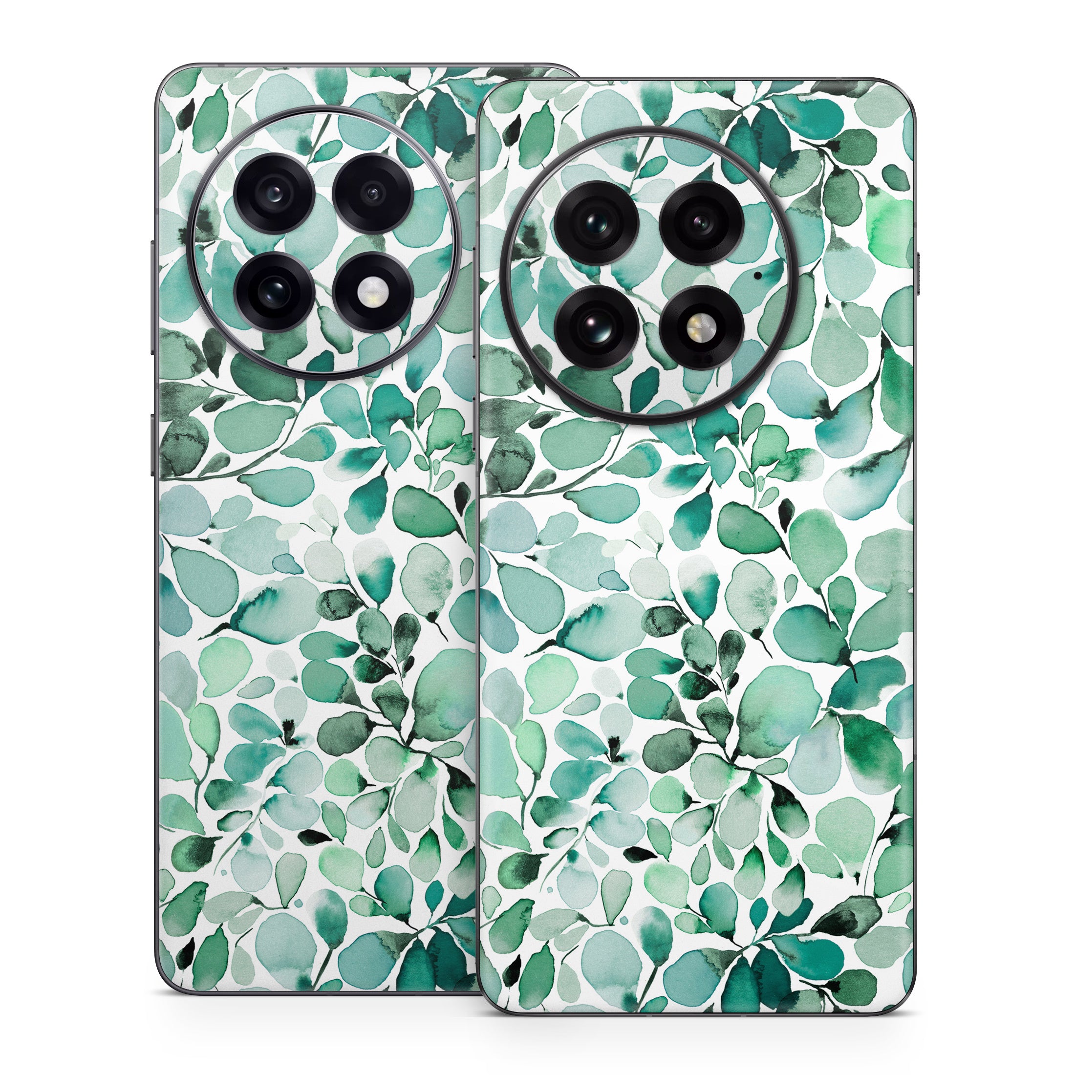 Watercolor Eucalyptus Leaves - OnePlus 13 Skin