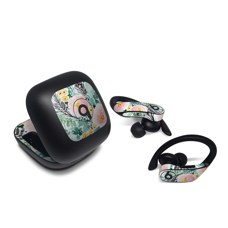 Blushed Flowers - Beats Powerbeats Pro (2019) Skin