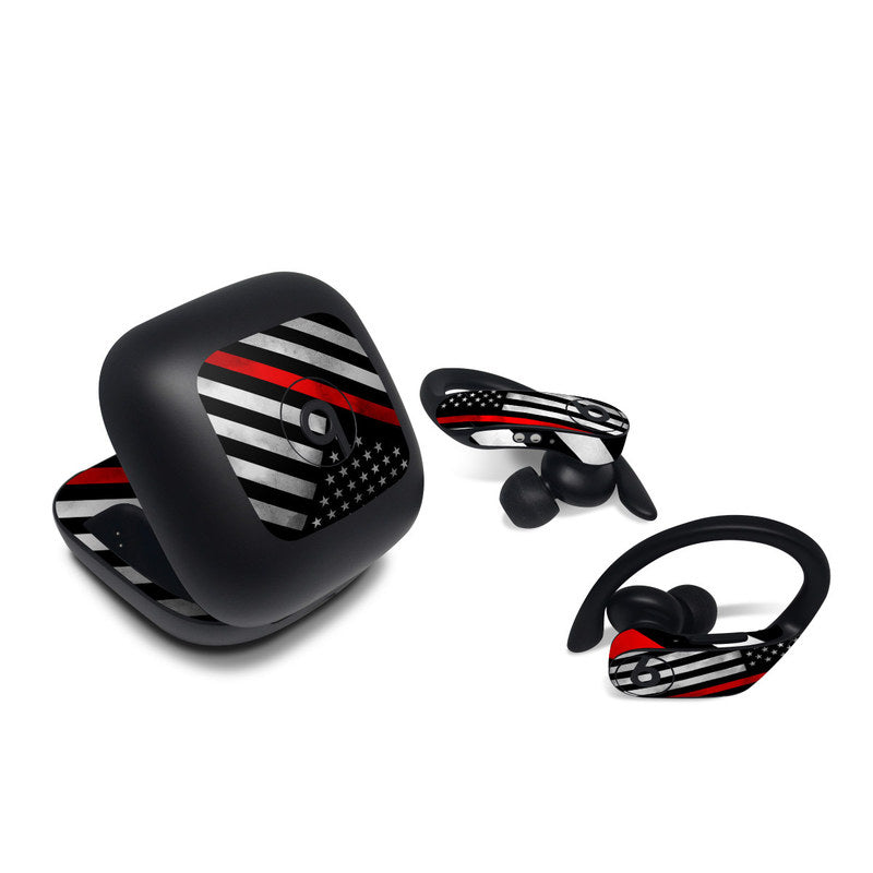 Thin Red Line Hero - Beats Powerbeats Pro (2019) Skin