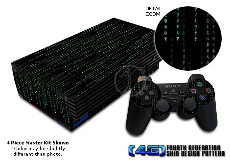 Matrix Style Code - Sony PS2 Skin