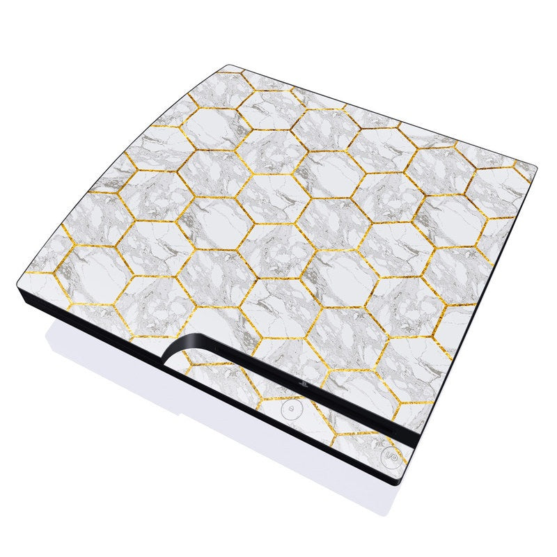 Honey Marble - Sony PS3 Slim Skin