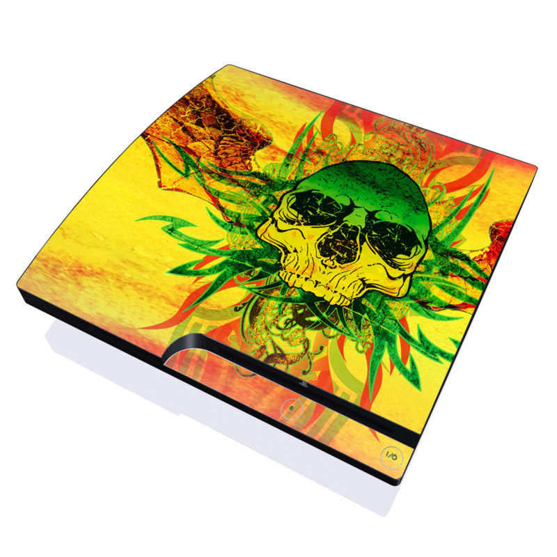 Hot Tribal Skull - Sony PS3 Slim Skin