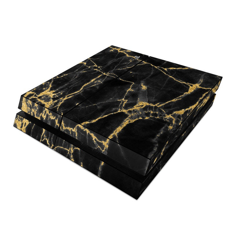 Black Gold Marble - Sony PS4 Skin