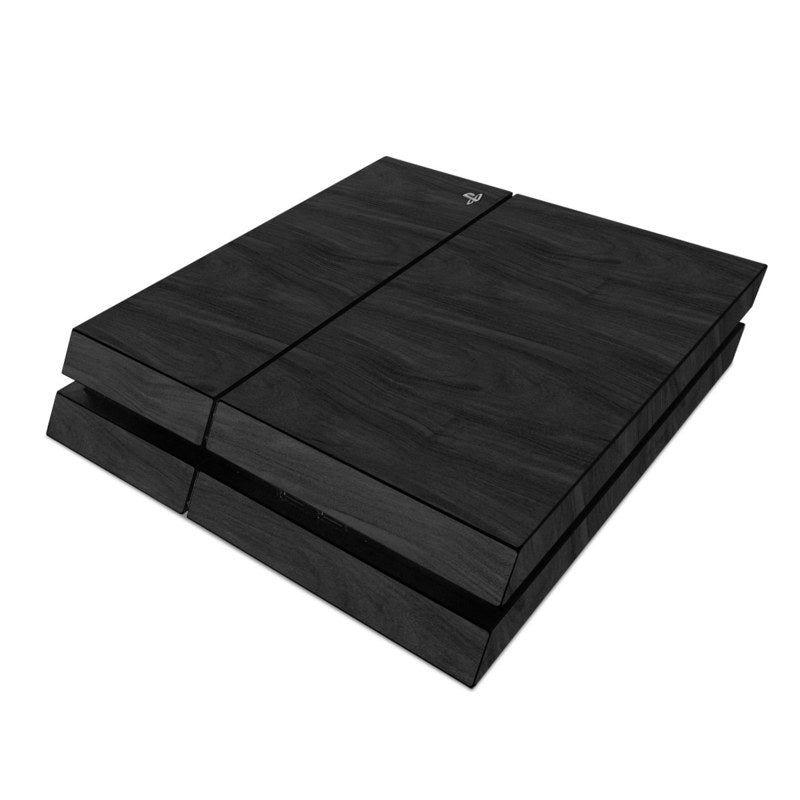 Black Woodgrain - Sony PS4 Skin