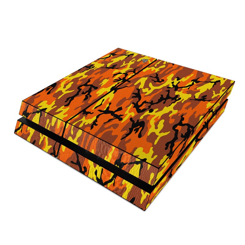 Orange Camo - Sony PS4 Skin