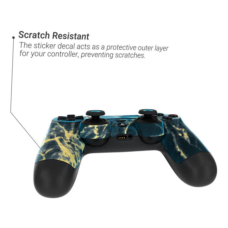 Black Gold Marble - Sony PS4 Controller Skin