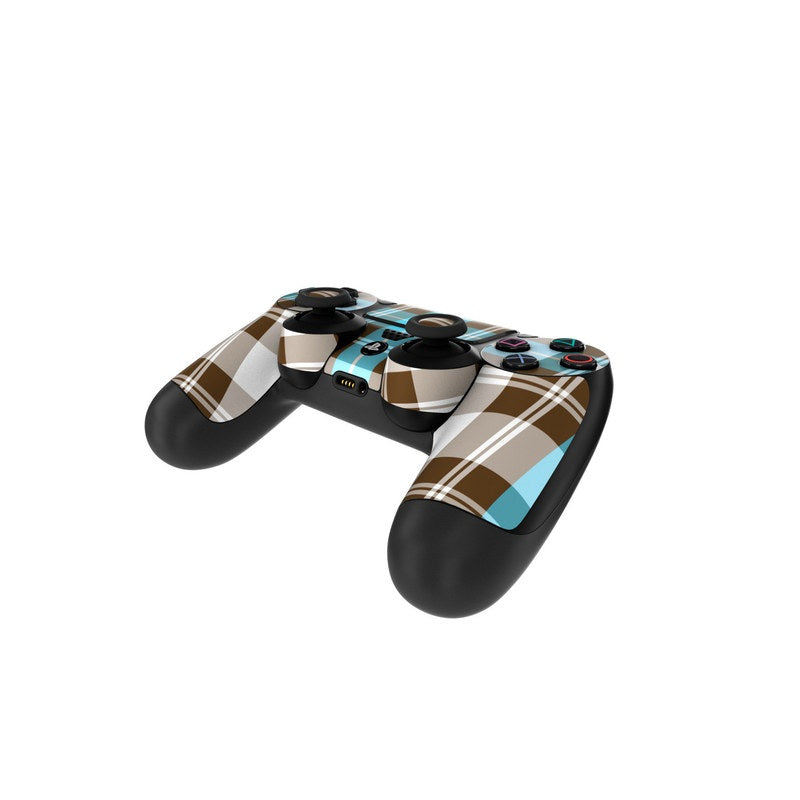 Turquoise Plaid - Sony PS4 Controller Skin