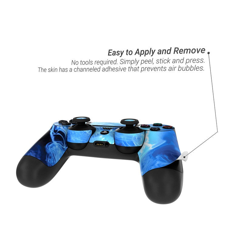 Blue Quantum Waves - Sony PS4 Controller Skin